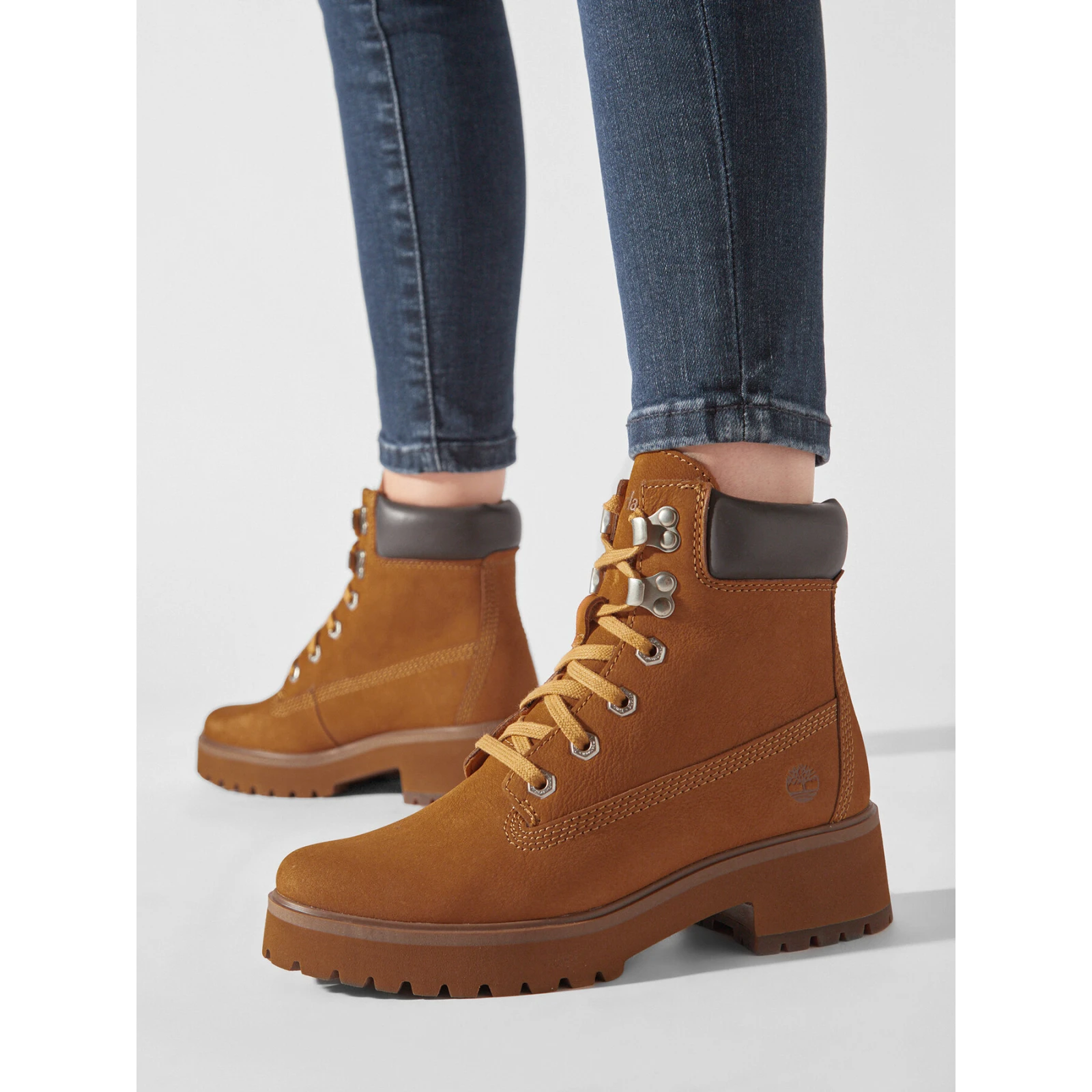 Pohodni čevlji Timberland Carnaby Cool 6in TB0A5VPZ2311 Rjava - Velikost: 37 | Barva: hnedá | Starostna skupina: Odrasli | Spol: Ženski · záber 2