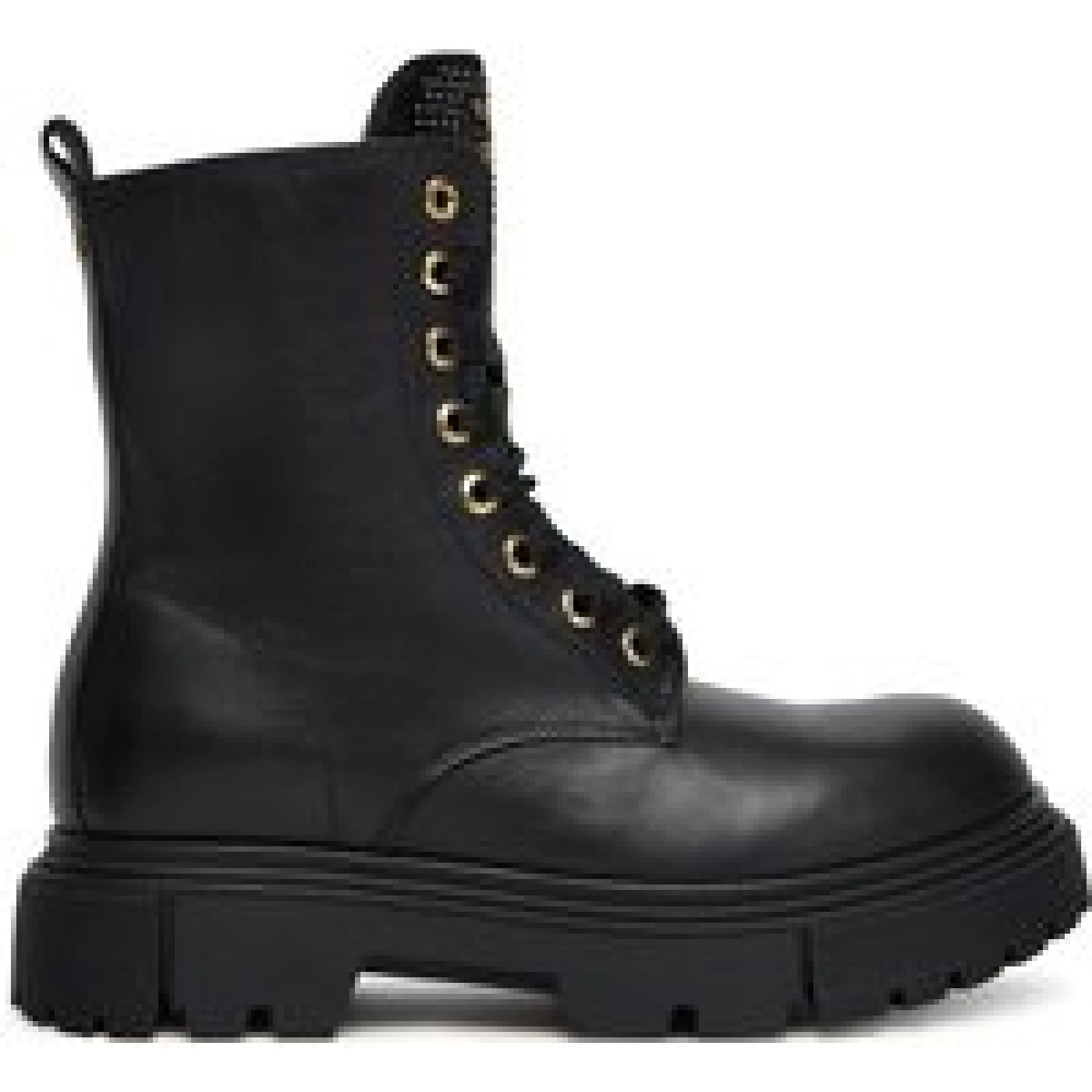 Elisabetta Franchi Pohodni čevlji Lace-Up Bootie F4A5-E0411-1251 D Črna - Velikost: 38 | Barva: čierna | Starostna skupina: Odrasli | Spol: Otroški · záber 1