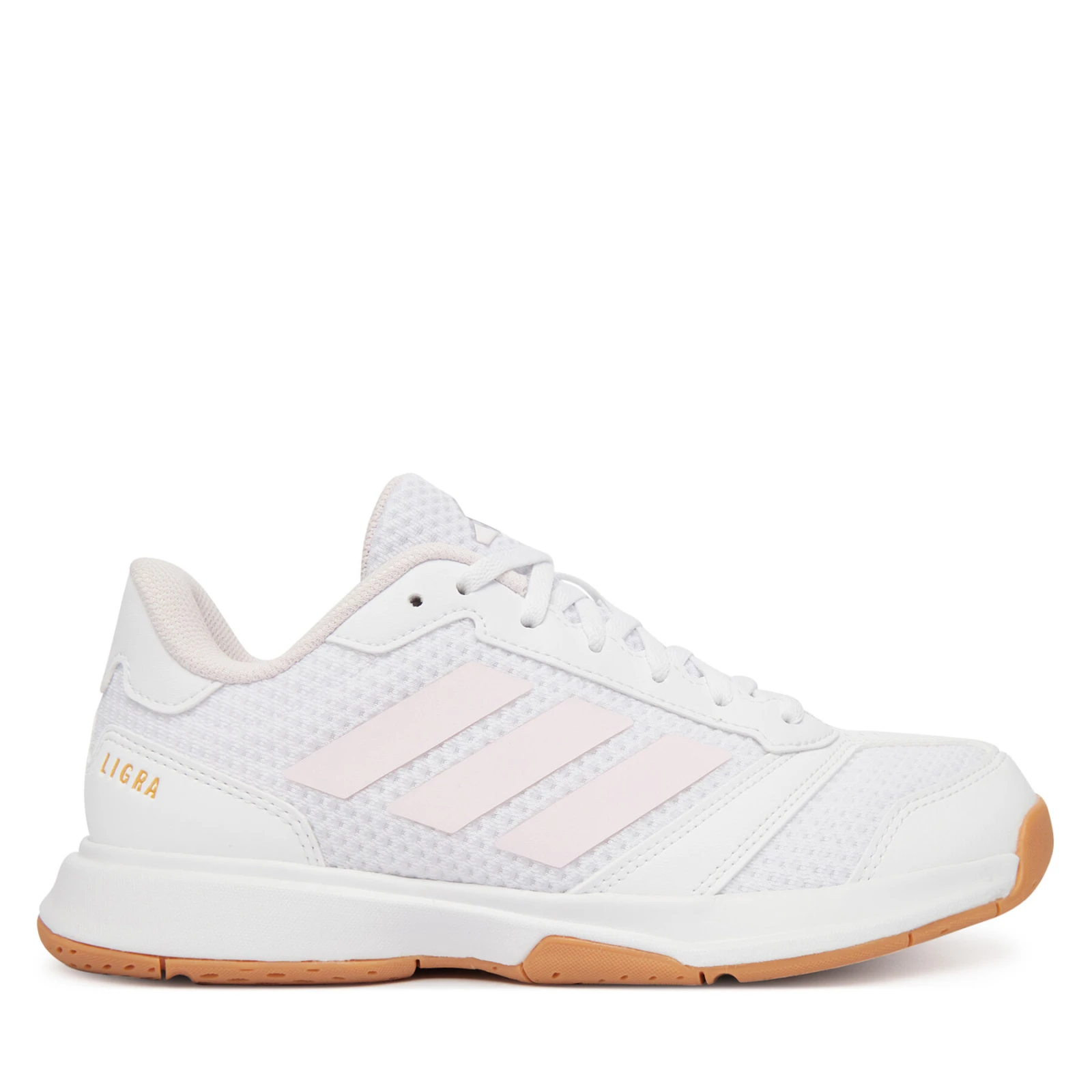 Čevlji za športe v zaprtih prostorih adidas Ligra 8 Indoor Shoes KK2040 Bela - Velikost: 41 ⅓ | Barva: biela | Starostna skupina: Odrasli | Spol: Ženski · záber 2