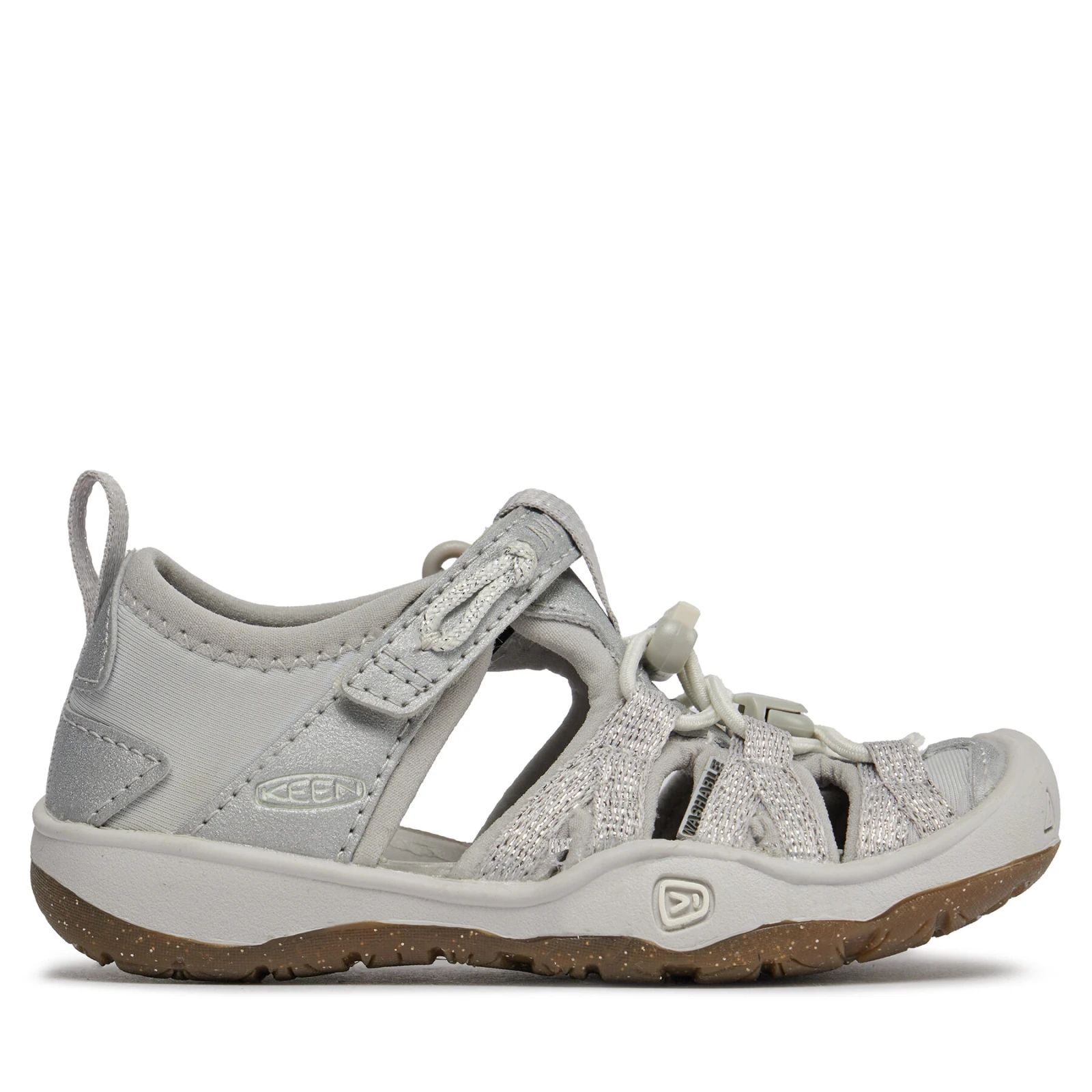 Sandali Keen Moxie 1018363 Srebrna - Velikost: 29 | Barva: strieborná | Starostna skupina: Odrasli | Spol: Unisex · záber 2