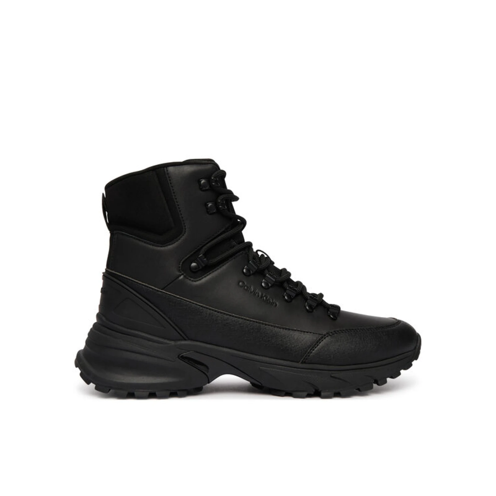 Calvin Klein Pohodni čevlji Hike Runner Mid Laceup Lth HM0HM02323 Črna · záber 2