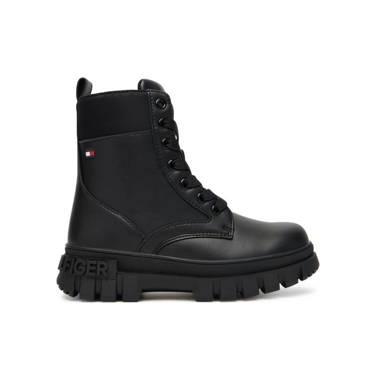 Tommy Hilfiger Pohodni čevlji Lace-Up Bootie T3A5-34046-1695 S Črna · záber 2