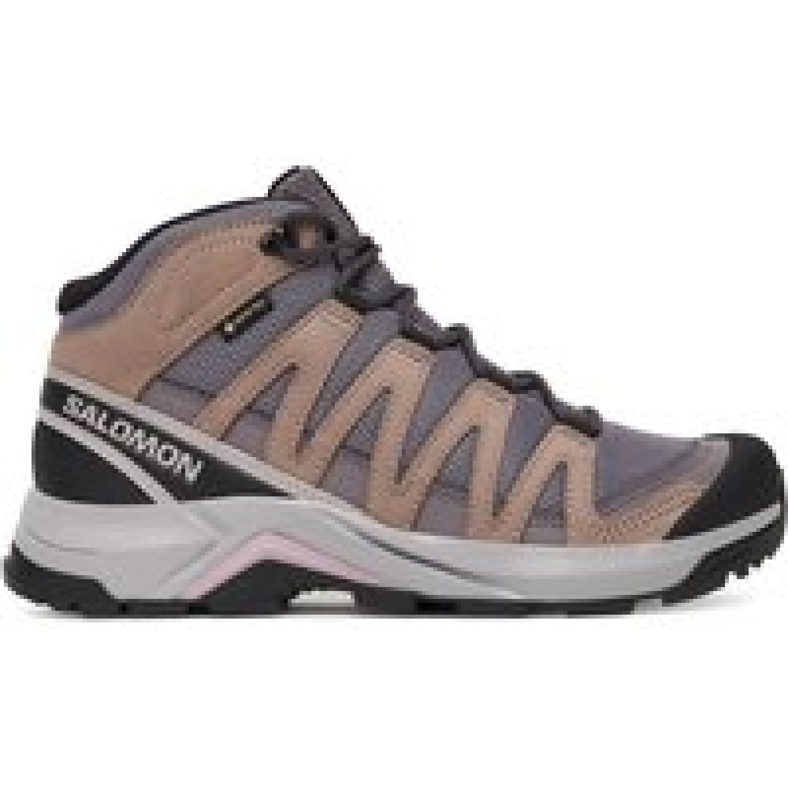 Trekking čevlji Salomon X-Adventure Recon Mid Gore-Tex L47753400 Vijolična - Velikost: 38 | Barva: fialová | Starostna skupina: Odrasli | Spol: Ženski · záber 1