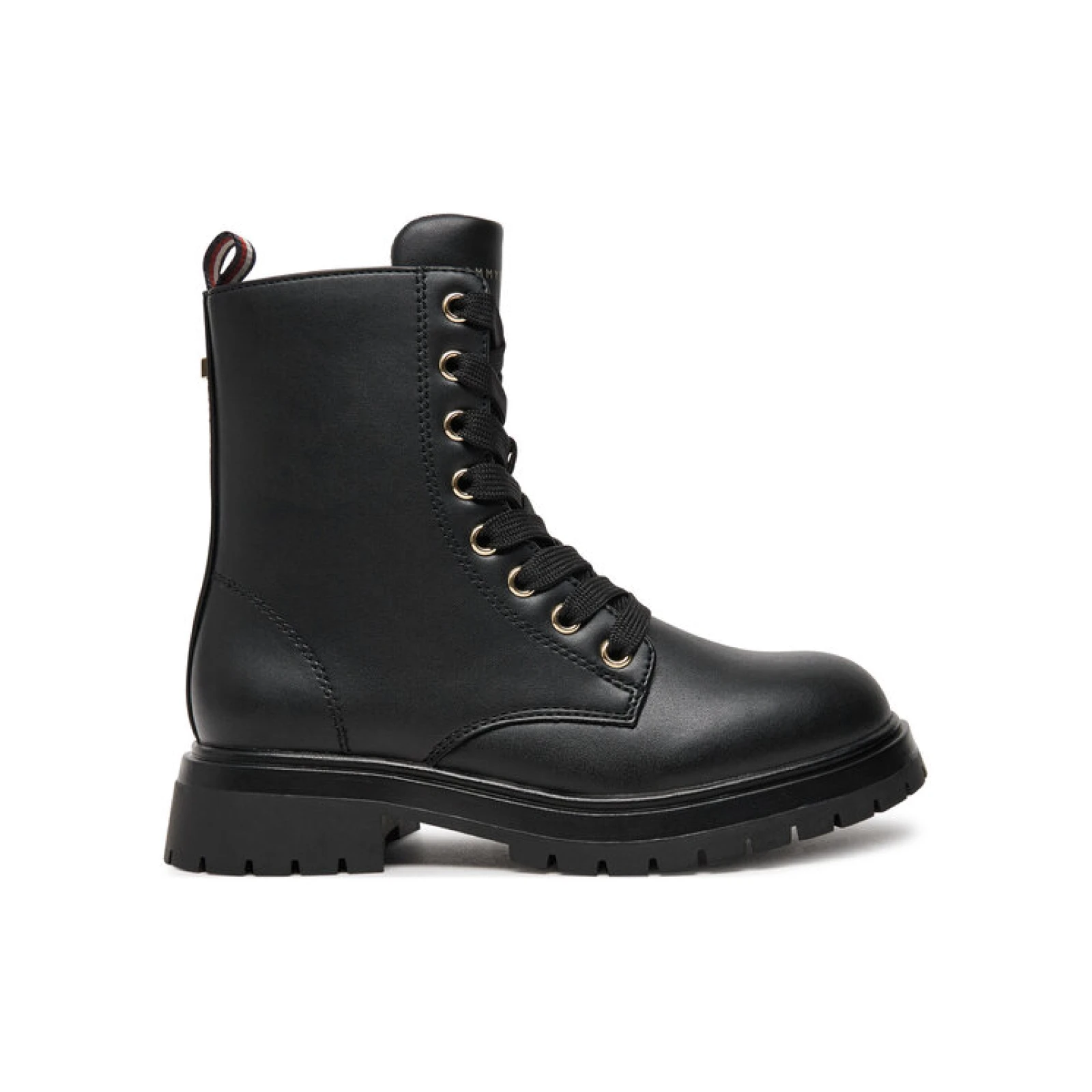 Tommy Hilfiger Pohodni čevlji Lace-Up Bootie T3A5-33569-1351 M Črna - Velikost: 30 | Barva: čierna | Starostna skupina: Odrasli | Spol: Otroški · záber 2