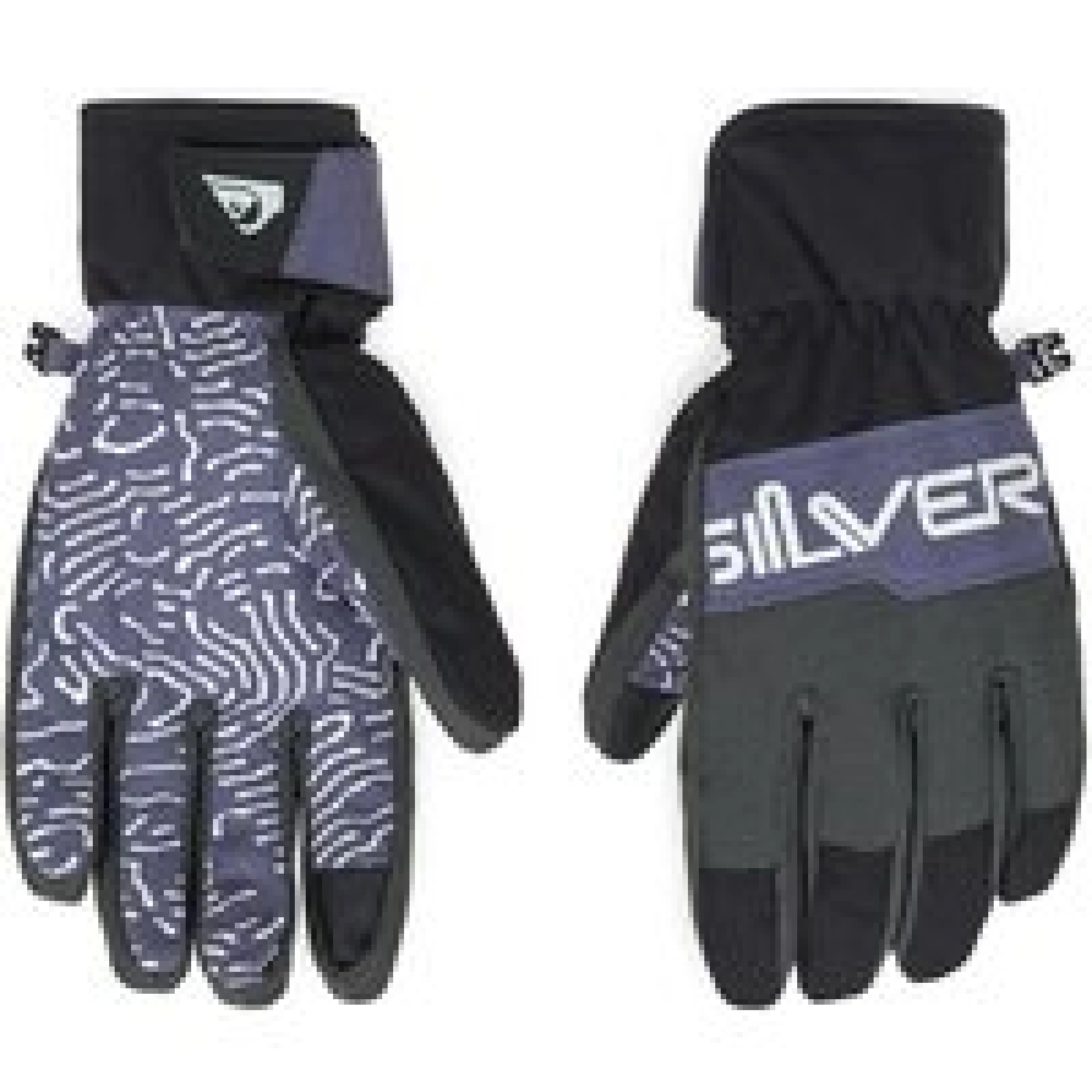 Quiksilver Smučarske rokavice Method EQYHN03204 Črna - Velikost: L | Barva: čierna | Starostna skupina: Odrasli | Spol: Moški · záber 1