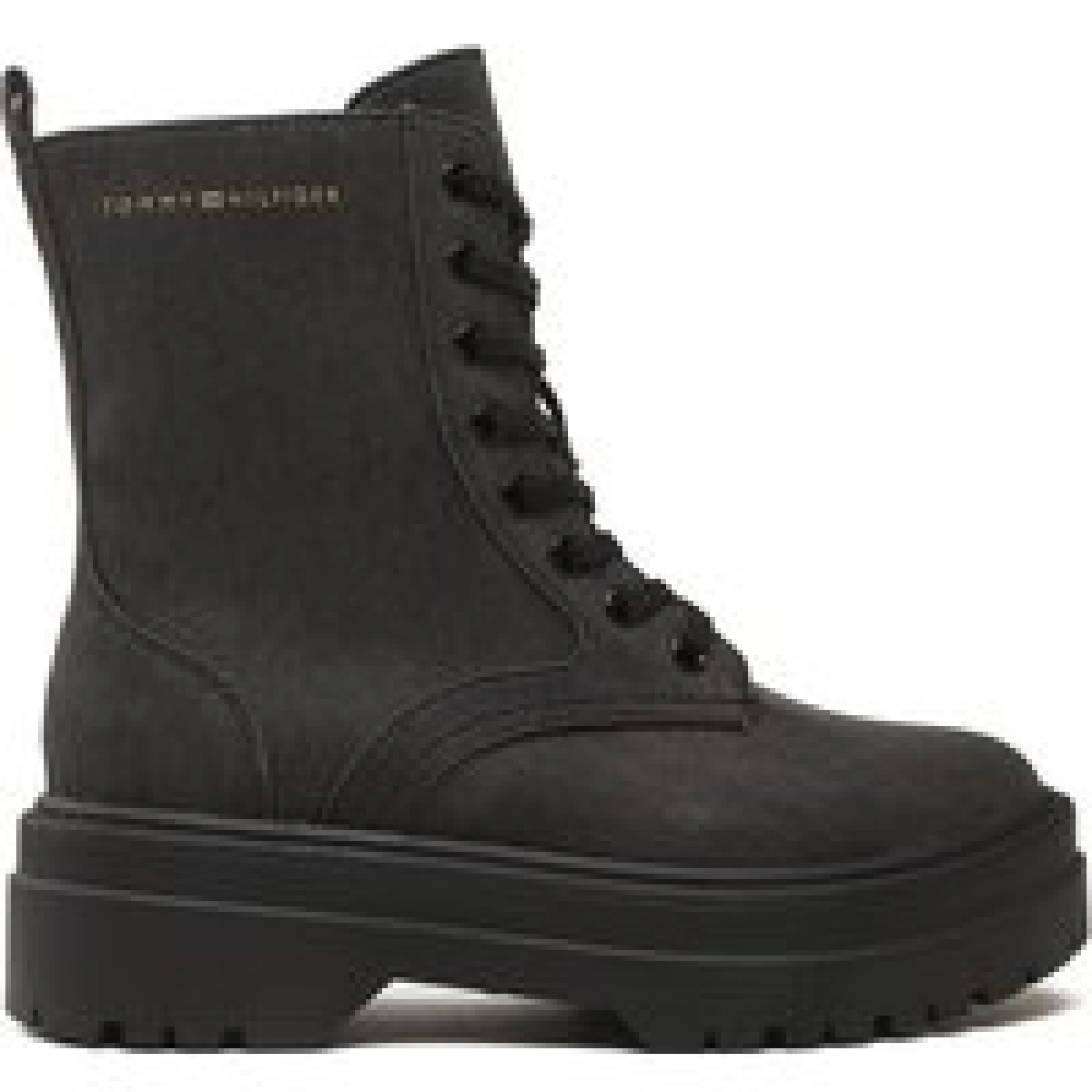 Tommy Hilfiger Pohodni čevlji Feminine Essential Canvas FW0FW07357 Bež · záber 1