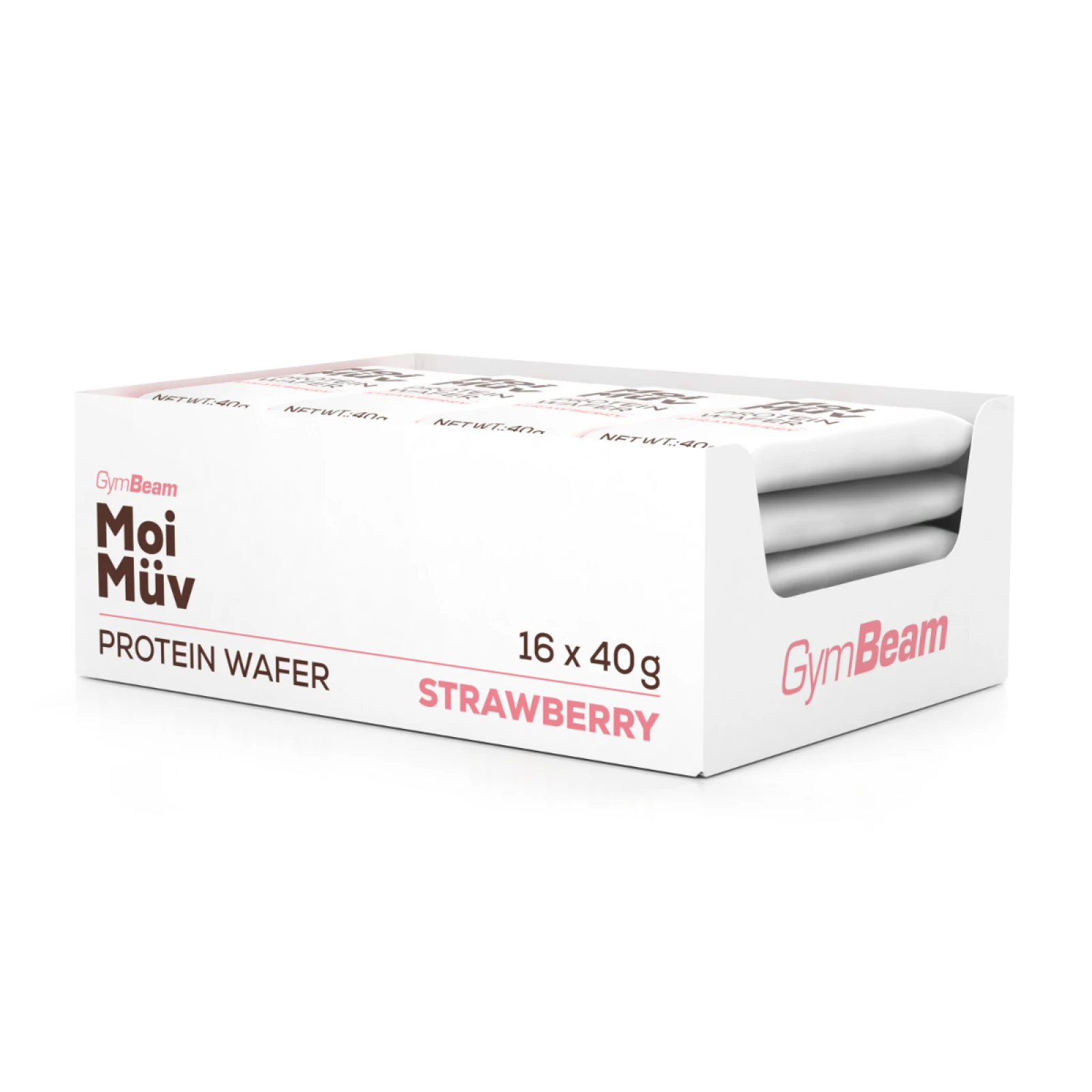GymBeam MoiMüv Protein Wafer - Starostna skupina: Odrasli | Okus: Jagoda · záber 6