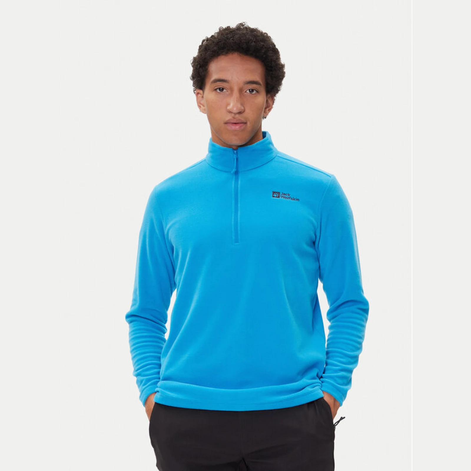 Jack Wolfskin Flis Taunus Hz 1709522 Modra Regular Fit · záber 2