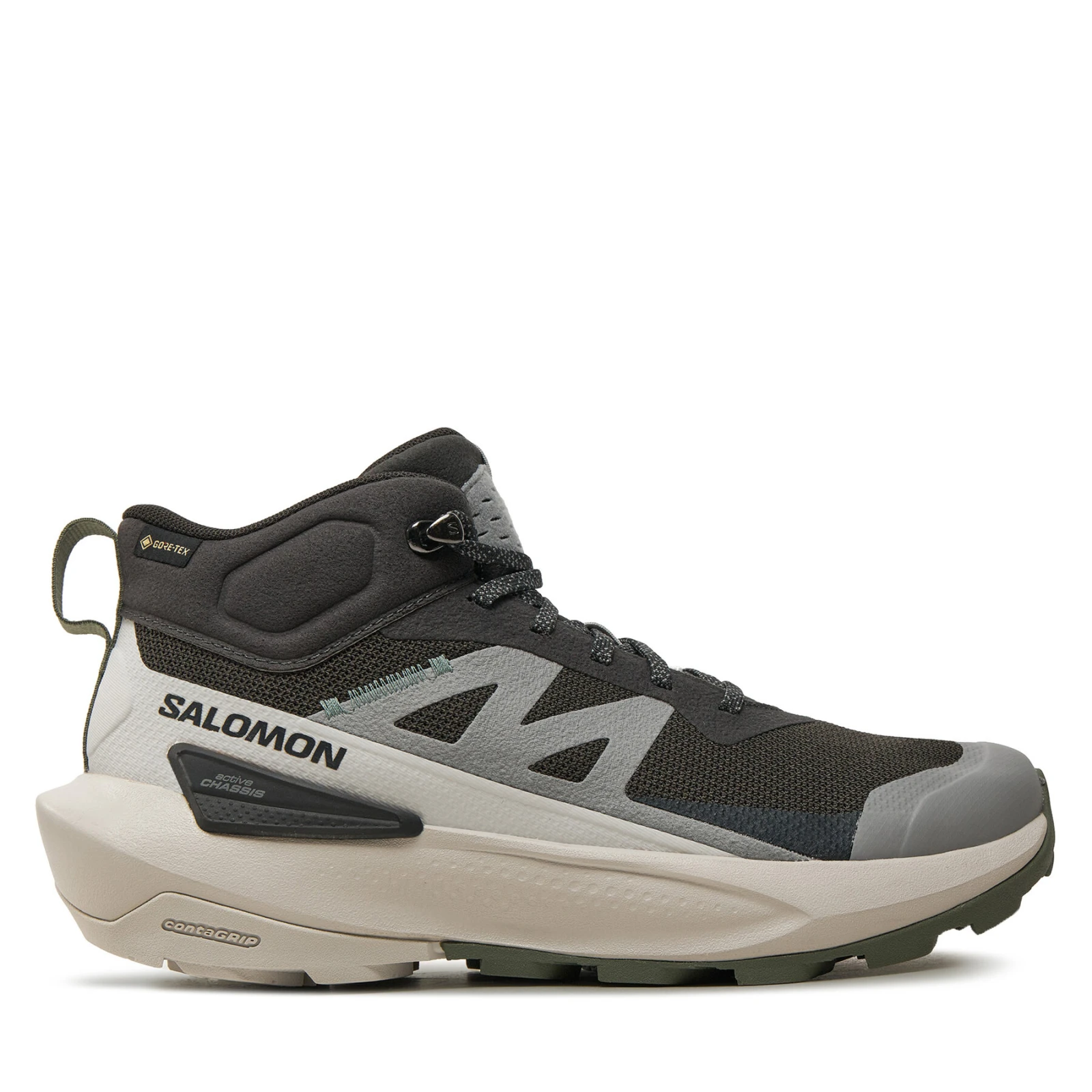 Trekking čevlji Salomon Elixir Activ Mid Gore-Tex L47457000 Siva · záber 2