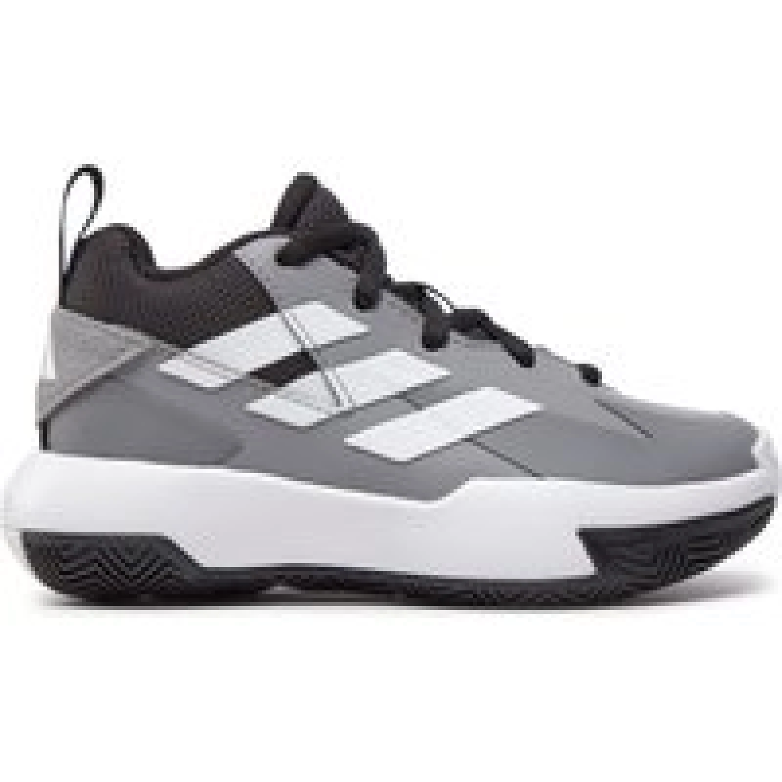 Čevlji za košarko adidas Cross Em Up Select Mid Trainers Kids IF0828 Siva · záber 1