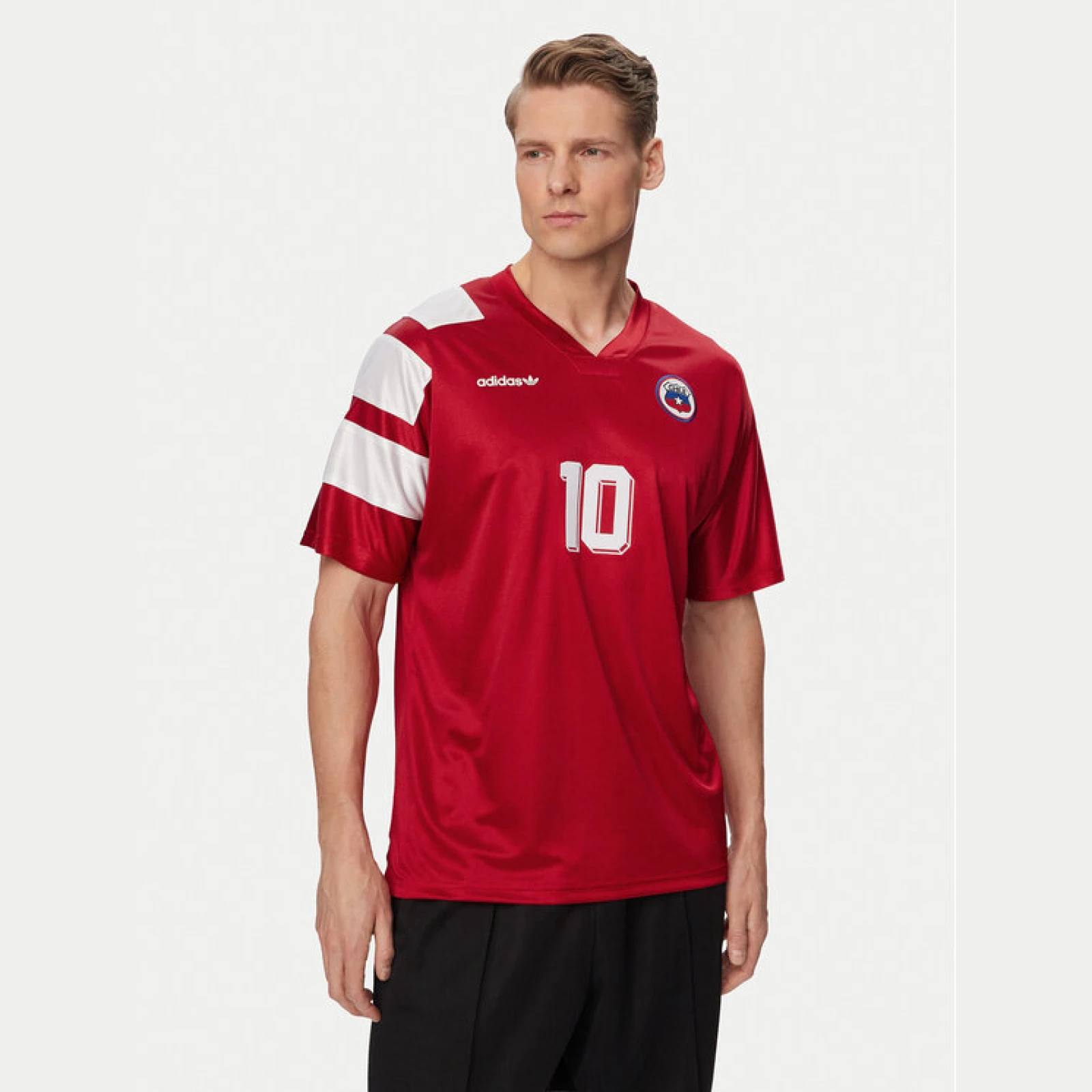 adidas Športna majica Chile Home Jersey 1994 JN3716 Rdeča Regular Fit - Velikost: XXL | Barva: červená | Starostna skupina: Odrasli | Spol: Moški · záber 2