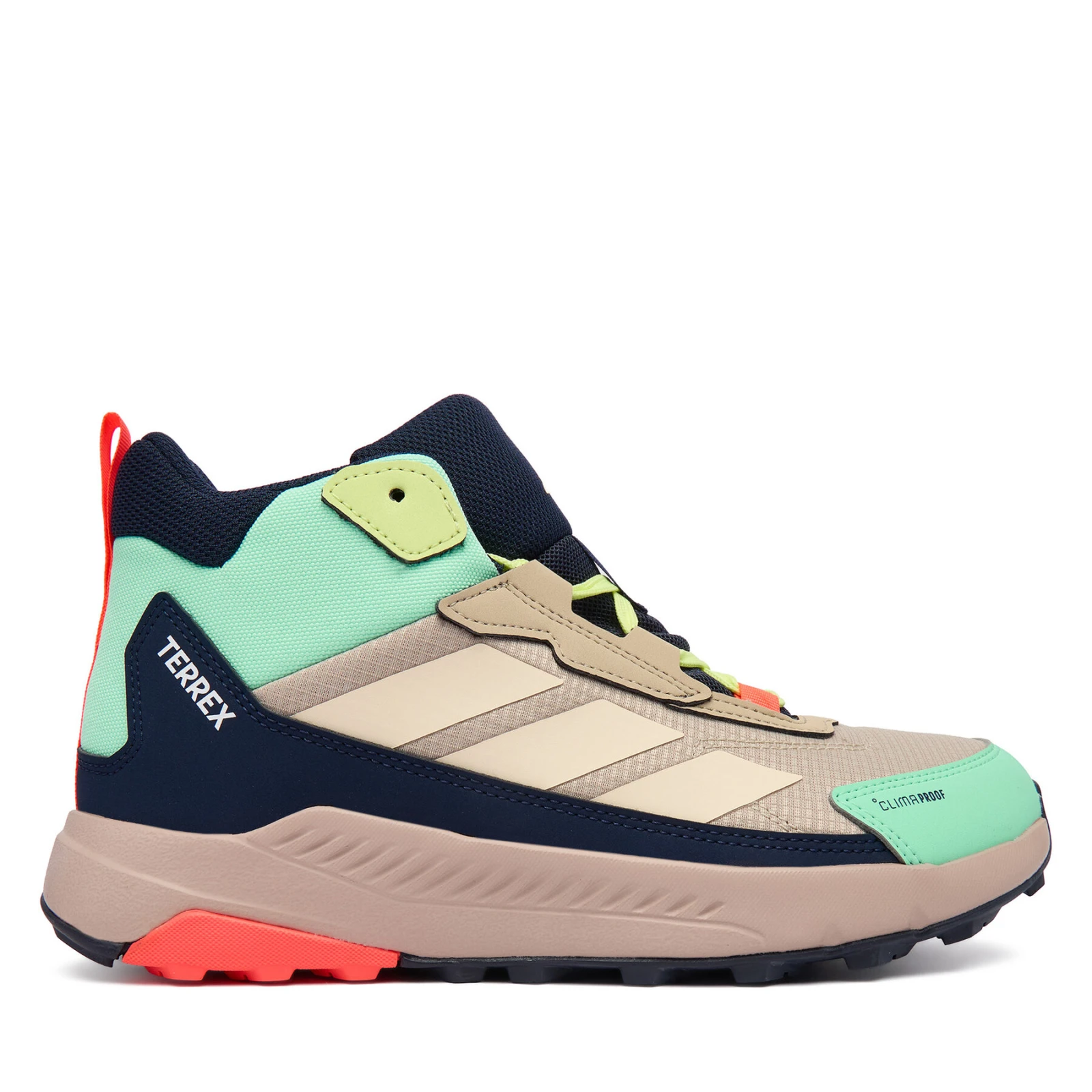 adidas Trekking čevlji Terrex Anylander Mid Climaproof Junior Hiking Shoes KJ2667 Pisana - Velikost: 35,5 | Barva: viacfarebná | Starostna skupina: Odrasli | Spol: Unisex · záber 2