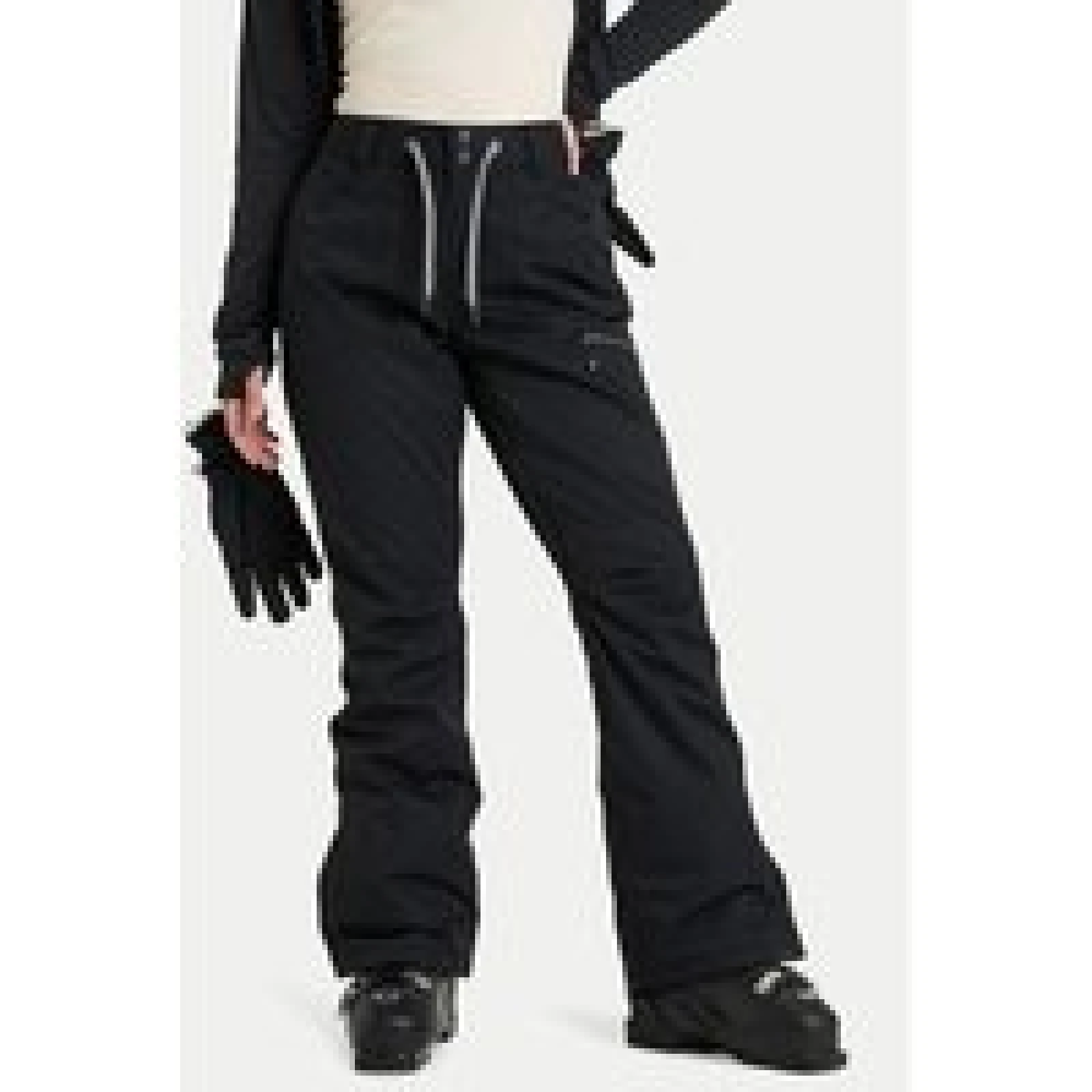 Roxy Hlače za snowborad Nadia ERJTP03271 Črna Tailored Fit · záber 1