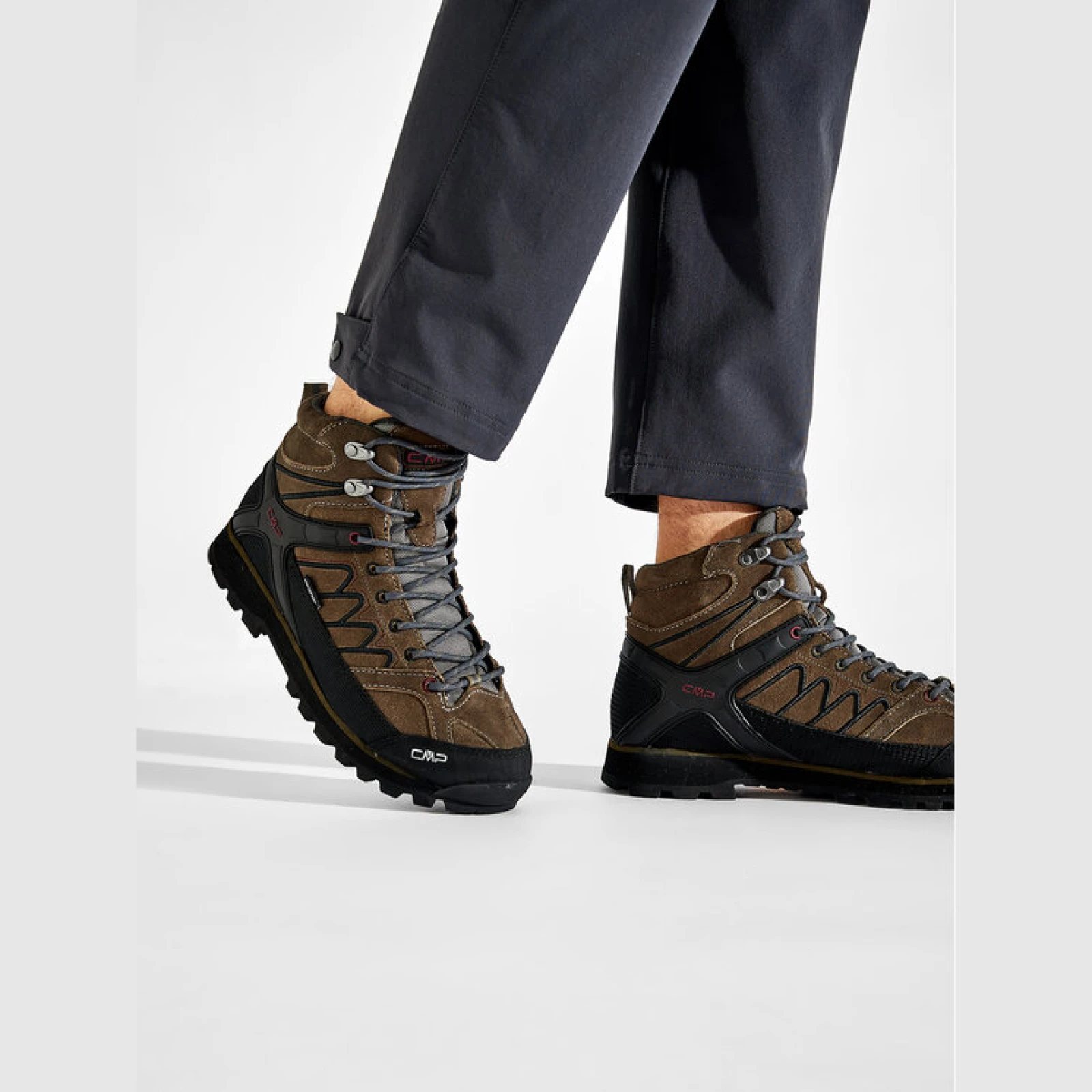 CMP Trekking čevlji Moon Mid Trekking Shoe Wp 31Q4797 Rjava - Velikost: 40 | Barva: hnedá | Starostna skupina: Odrasli | Spol: Moški · záber 2