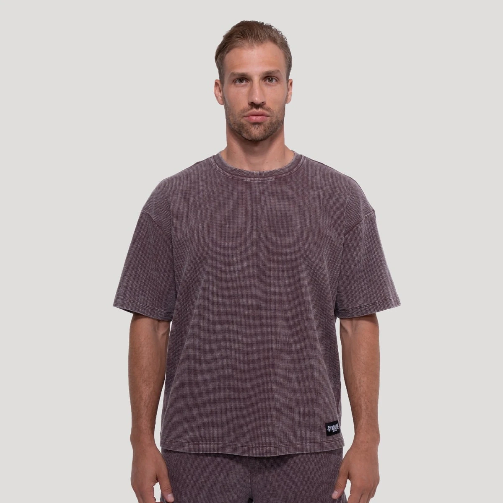 GymBeam Majica s kratkimi rokavi Persistence Washed Brown · záber 8