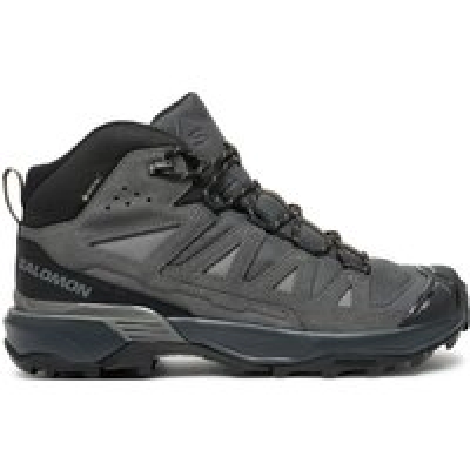 Trekking čevlji Salomon X Ultra 360 Leather Mid Gore-Tex L47570800 Črna - Velikost: 45 ⅓ | Barva: čierna | Starostna skupina: Odrasli | Spol: Moški · záber 1
