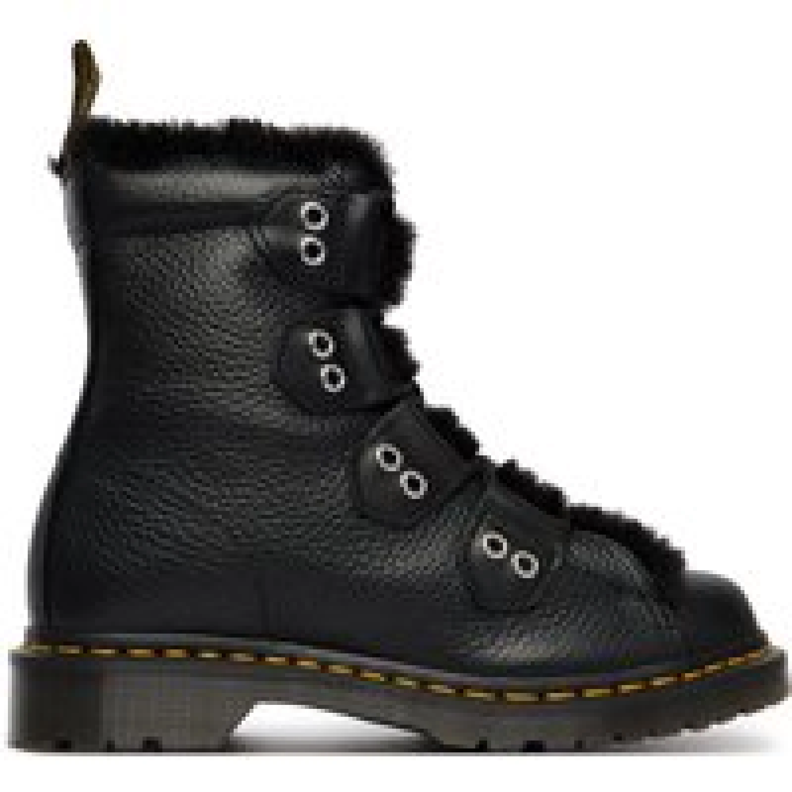 Pohodni čevlji Dr. Martens 1460 Faux Fur Lined DM31876001 Črna · záber 1