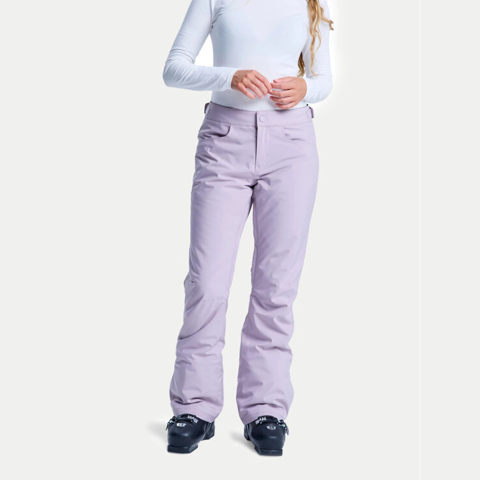 Roxy Hlače za snowborad Backyard ERJTP03299 Rumena Tailored Fit · záber 5