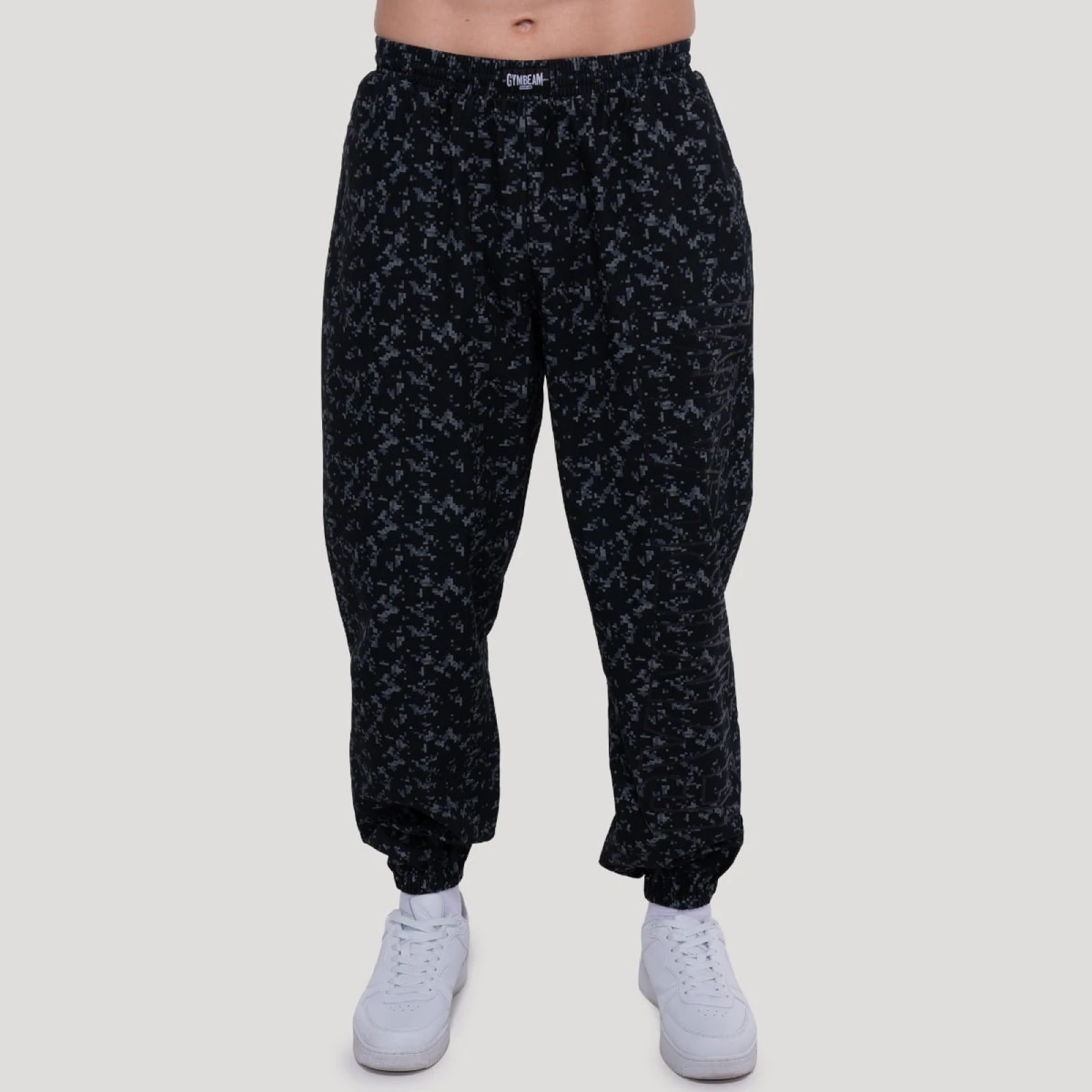 GymBeam Hlače Pumper Persistence Charcoal · záber 1