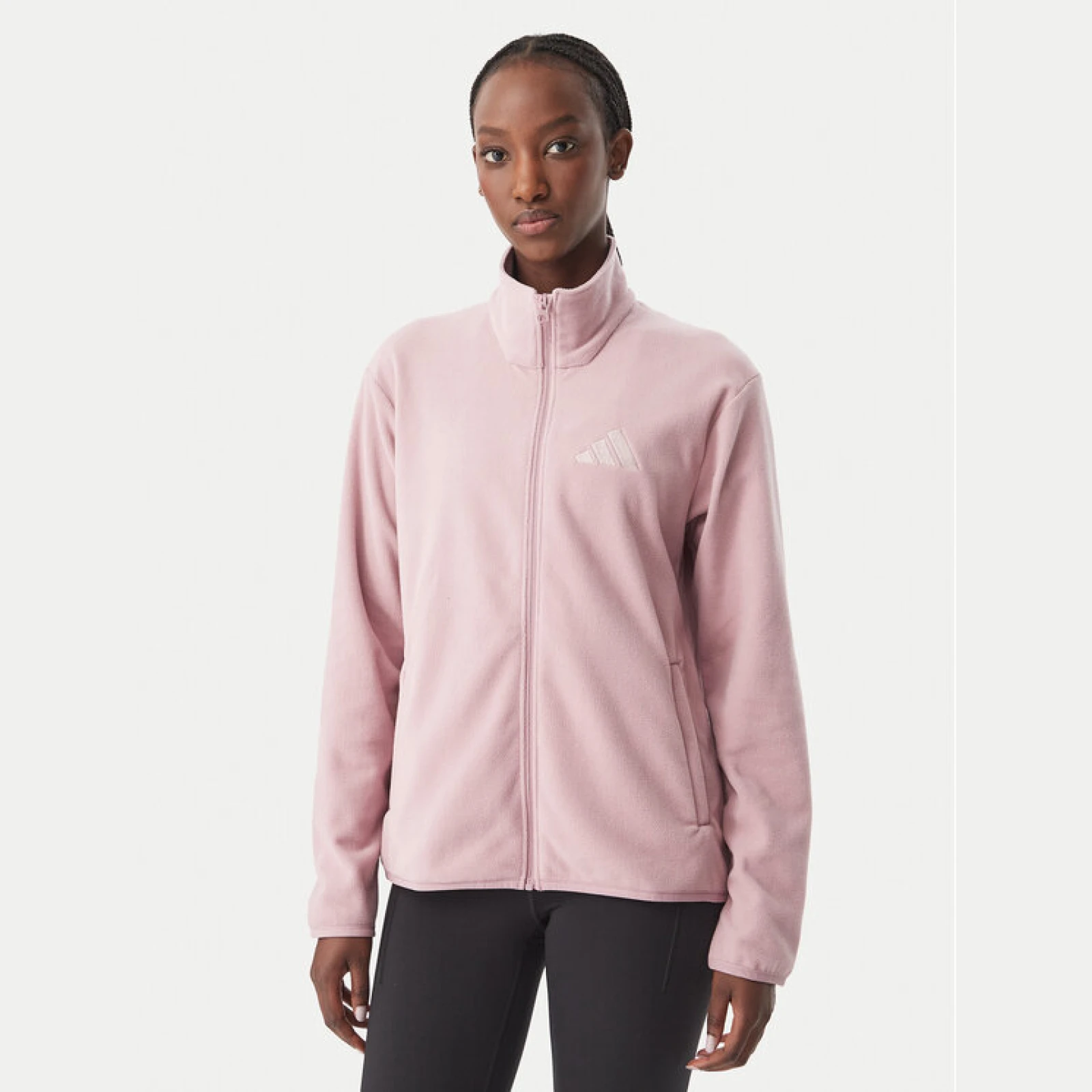 adidas Flis Terrex Multi Essentials Full Zip Fleece Jacket KY9857 Svetlo rožnata Regular Fit · záber 2