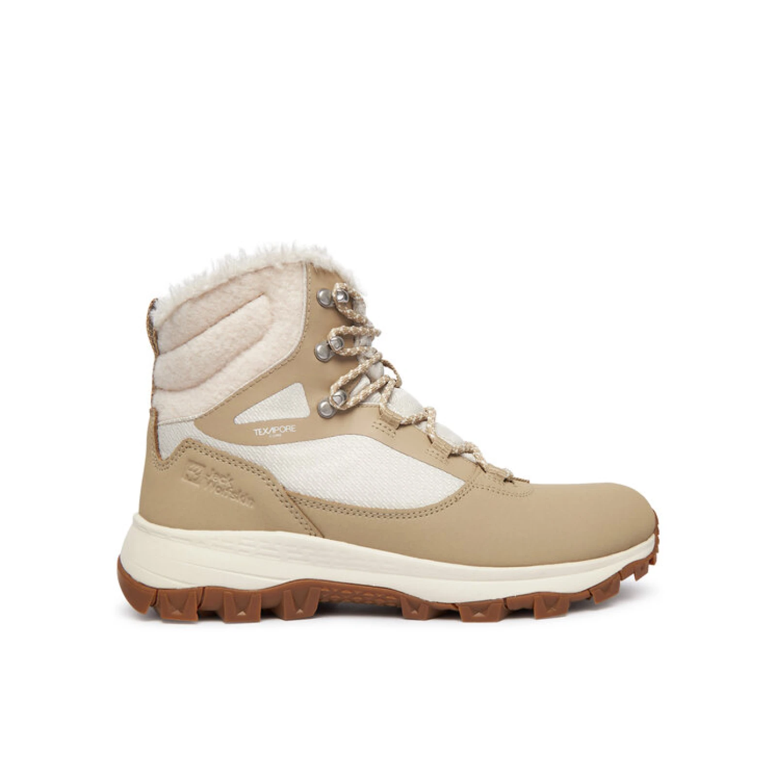 Jack Wolfskin Trekking čevlji Everquest Texapore High W 4053591 Bež - Velikost: 40 ½ | Barva: béžová | Starostna skupina: Odrasli | Spol: Ženske · záber 2