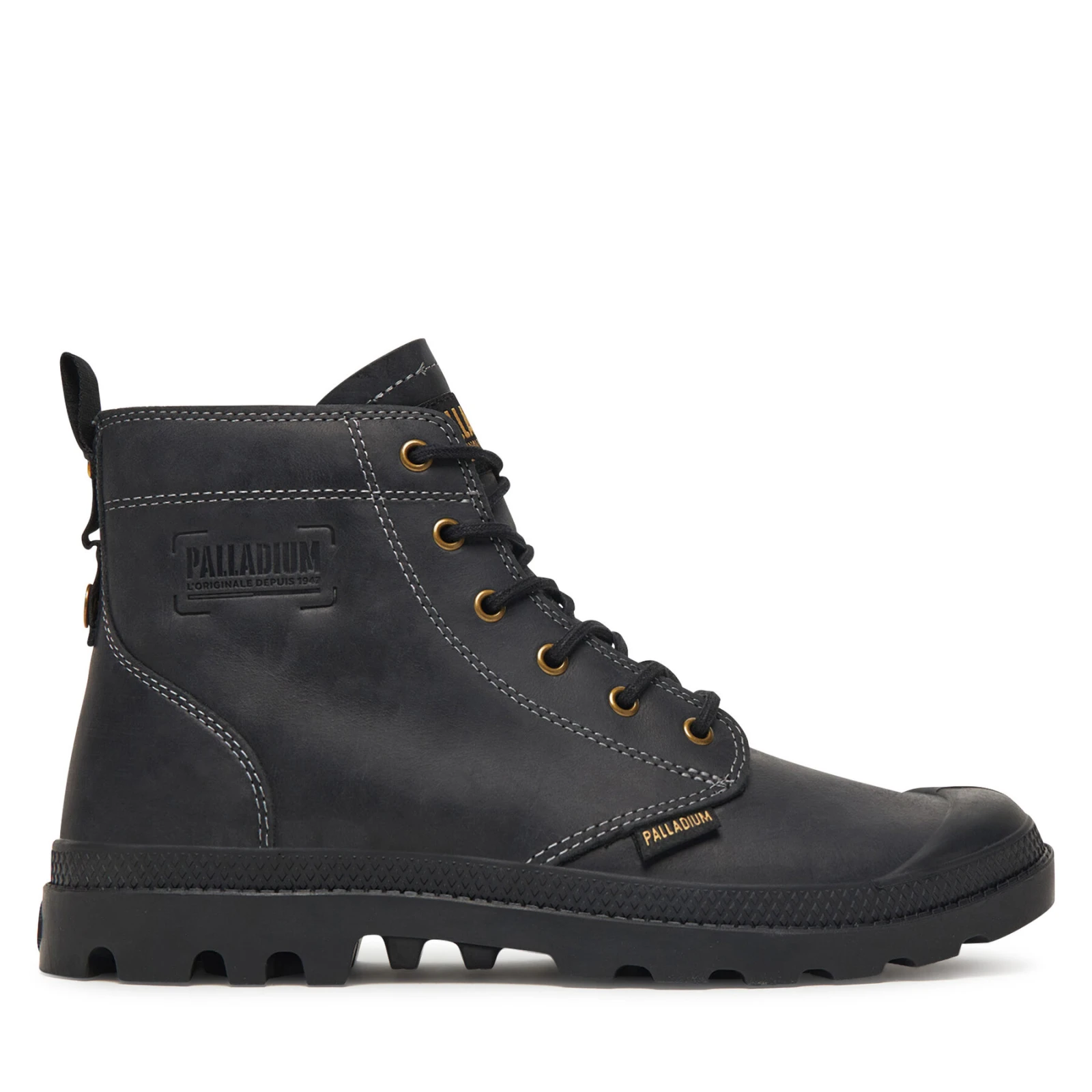 Pohodni čevlji Palladium Pampa Zip Lth Legacy 79502-008-M Črna - Velikost: 37 | Barva: čierna | Starostna skupina: Odrasli | Spol: Moški · záber 2