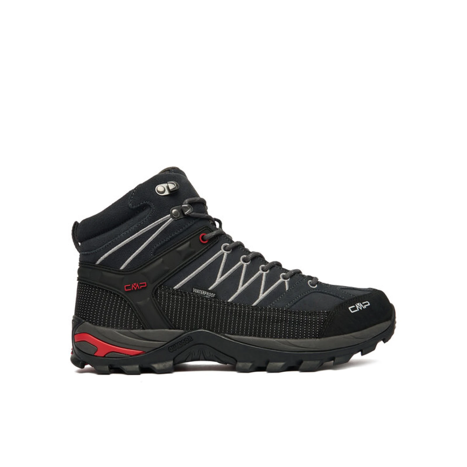 CMP Trekking čevlji Rigel Mid Wp Waterproof 3Q12947 Črna - Velikost: 42 | Barva: čierna | Starostna skupina: Odrasli | Spol: Moški · záber 2