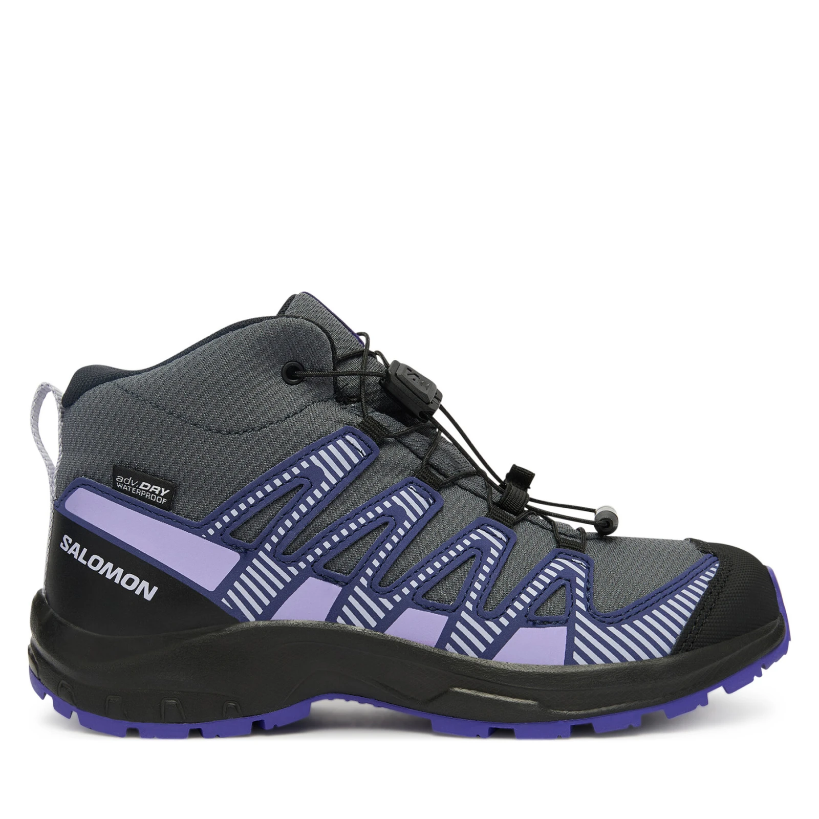Trekking čevlji Salomon Xa Pro V8 Mid Waterproof L47857300 Siva · záber 2