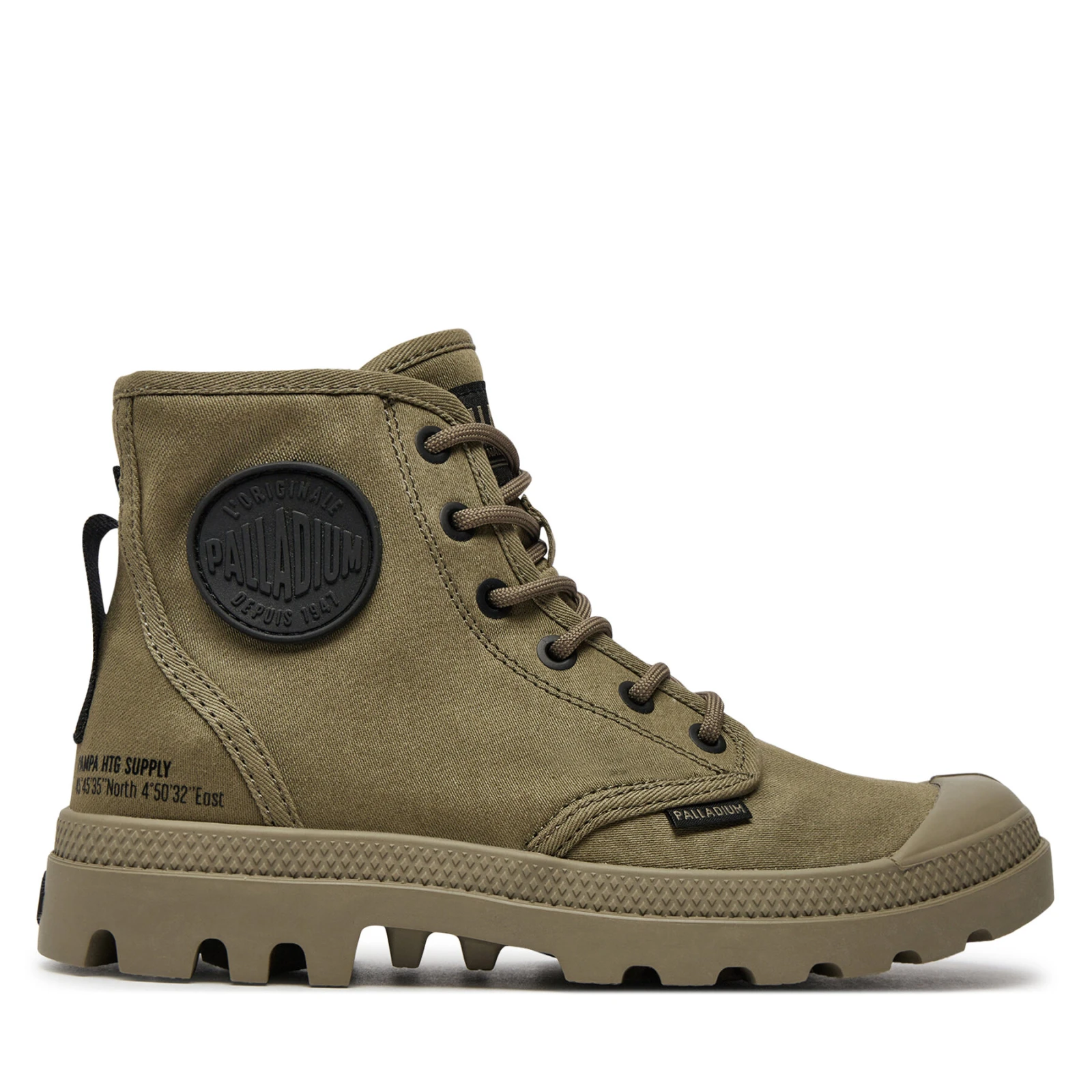 Pohodni čevlji Palladium Pampa Hi Htg Supply 77356-308-M Zelena · záber 2