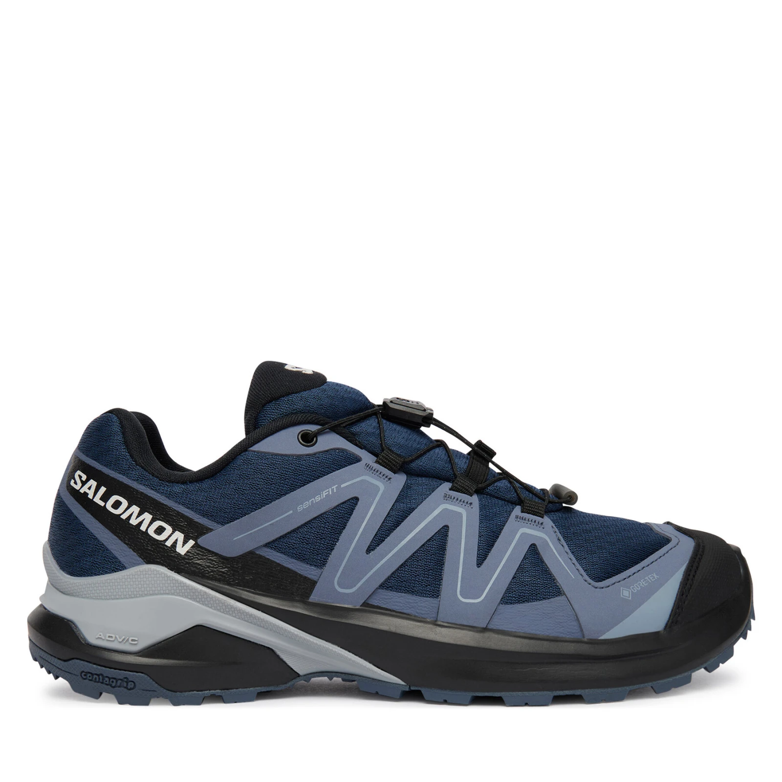 Trekking čevlji Salomon Examotion Gtx W L49137100 Mornarsko modra - Velikost: 36 ⅔ | Barva: modrá | Starostna skupina: Odrasli | Spol: Ženski · záber 2