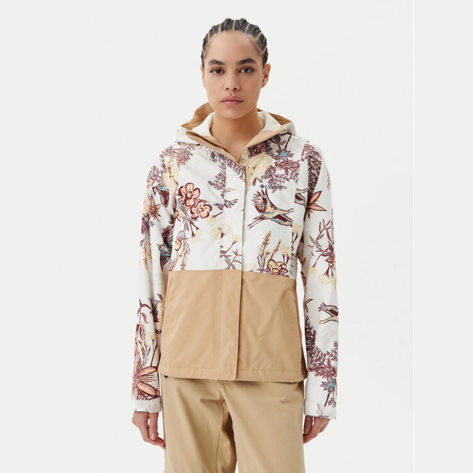 Columbia Pohodna jakna Hikebound™ Printed 2116334 Bež Regular Fit · záber 2