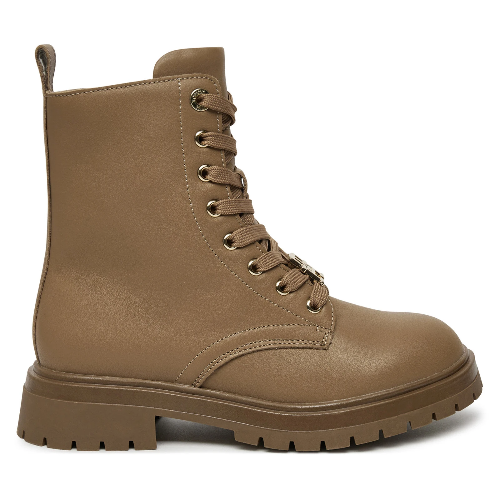 Pohodni čevlji Tommy Hilfiger Lace-Up Bootie T3A5-33568-0092 S Rjava · záber 2