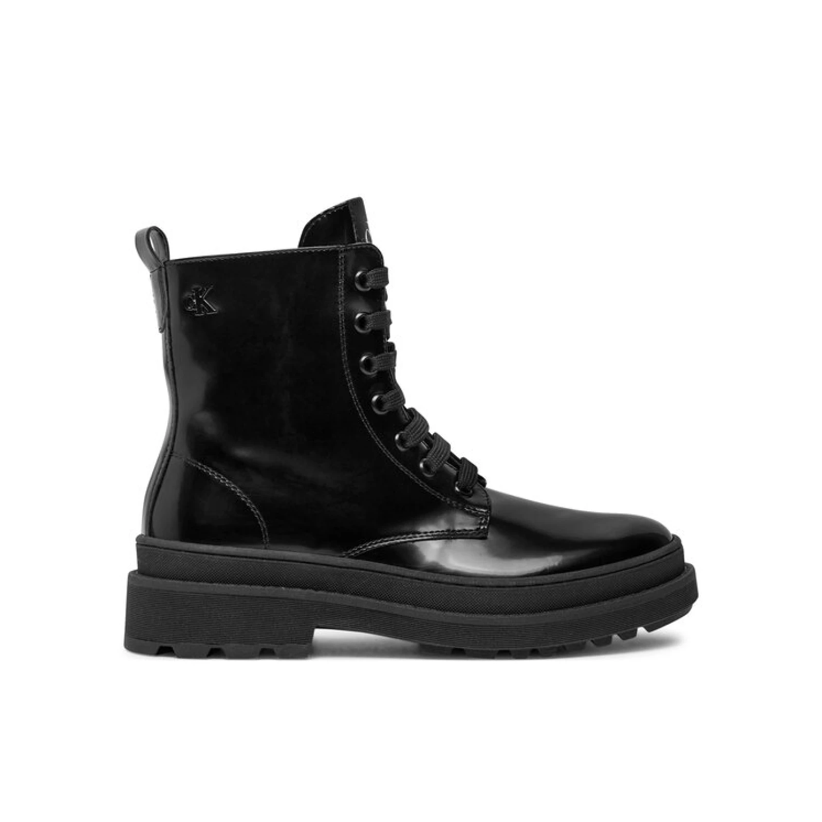 Calvin Klein Jeans Pohodni čevlji Lace-Up Bootie V4A5-81031-1453 S Črna · záber 2