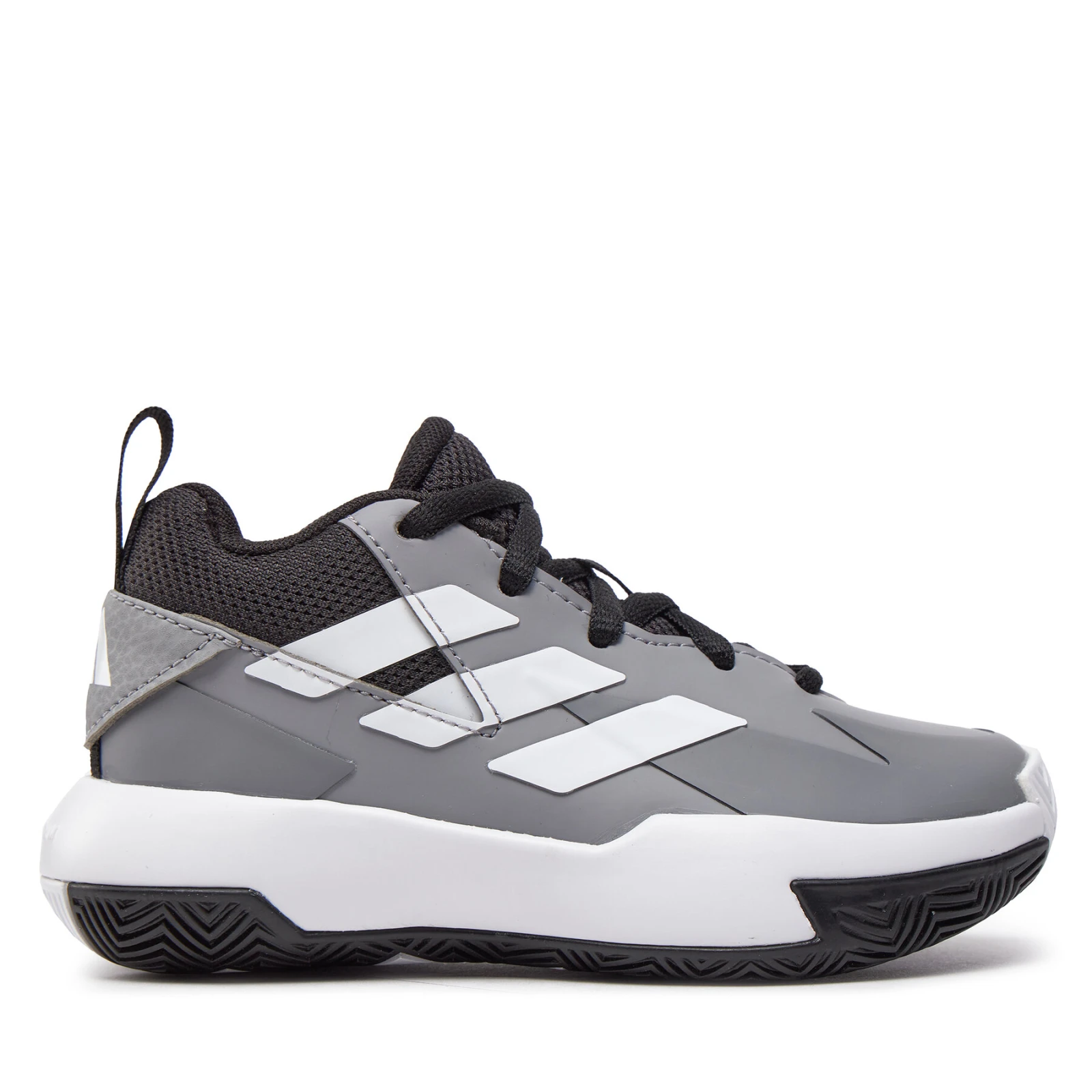 Čevlji za košarko adidas Cross Em Up Select Mid Trainers Kids IF0828 Siva · záber 2