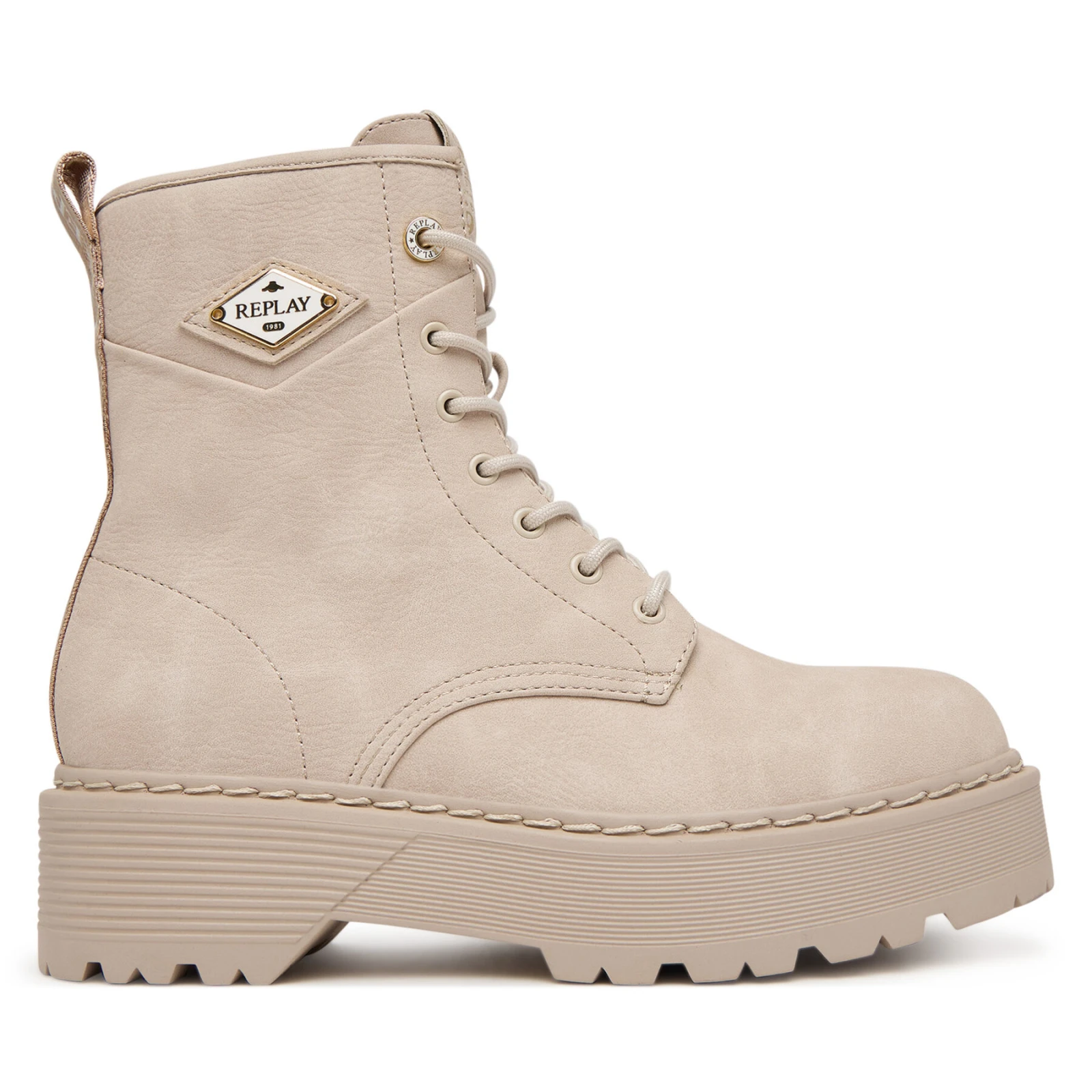 Pohodni čevlji REPLAY GWL63 .000.C001ZS Bež · záber 2