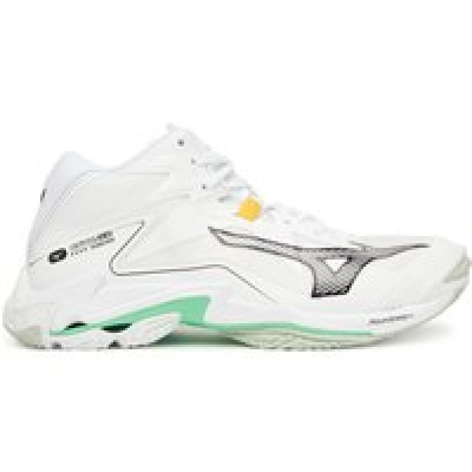 Čevlji za športe v zaprtih prostorih Mizuno Wave Lightning Z8 Mid V1GA2405 Bela · záber 1