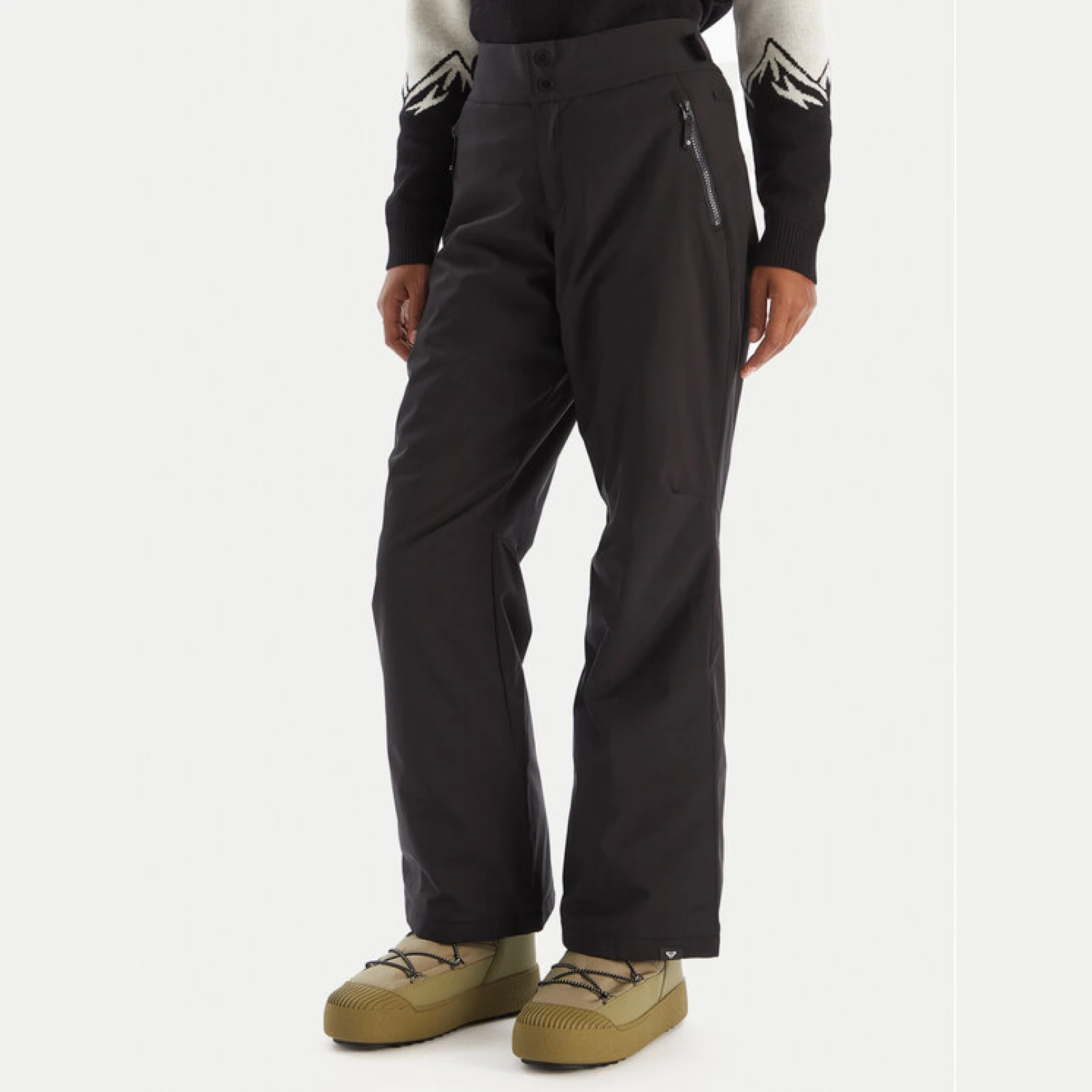 Roxy Smučarske hlače Snowy Crest PT ERJTP03301 Koral Regular Fit · záber 2