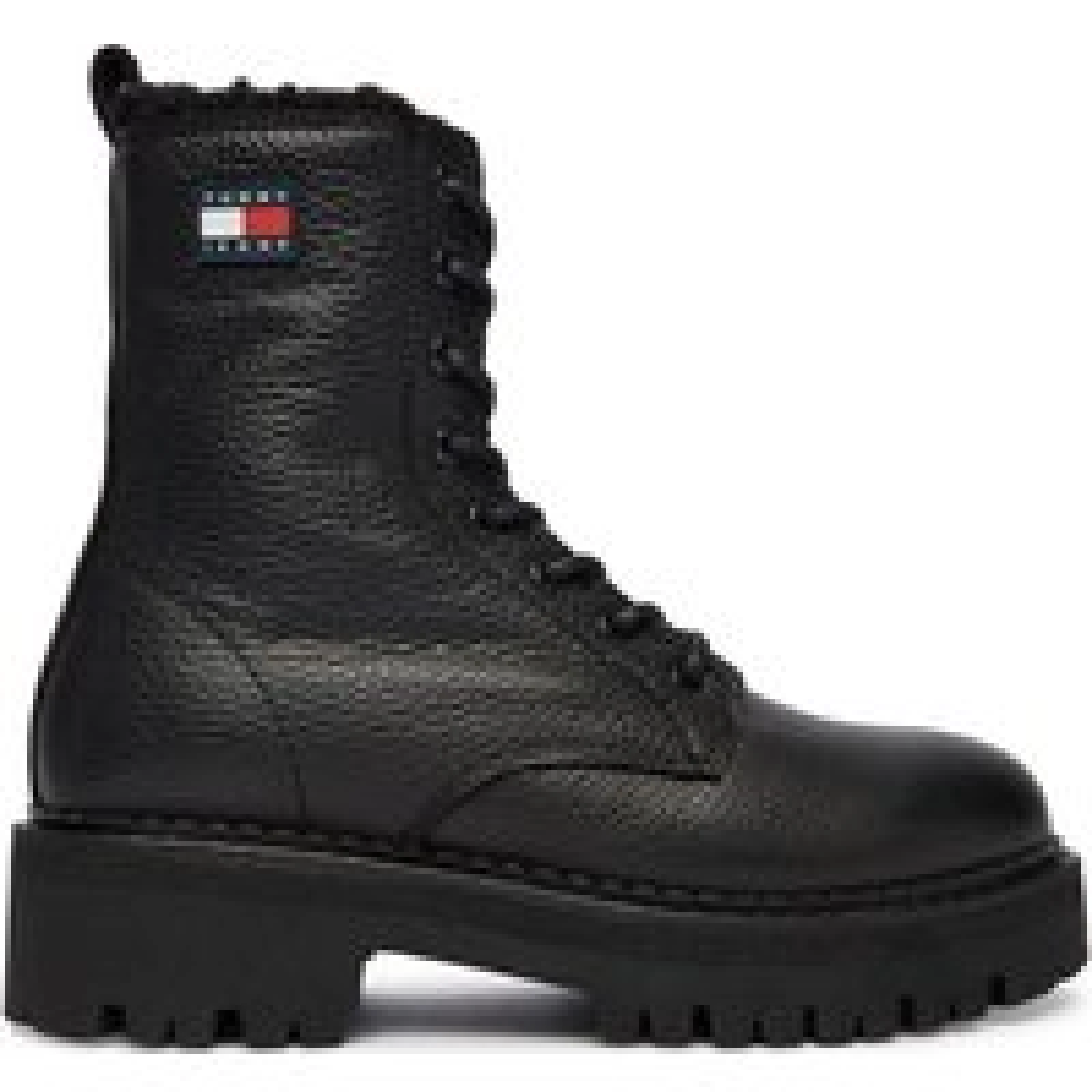 Pohodni čevlji Tommy Jeans Tjw Urban Laceup Boot Wl EN0EN02906 Črna · záber 1