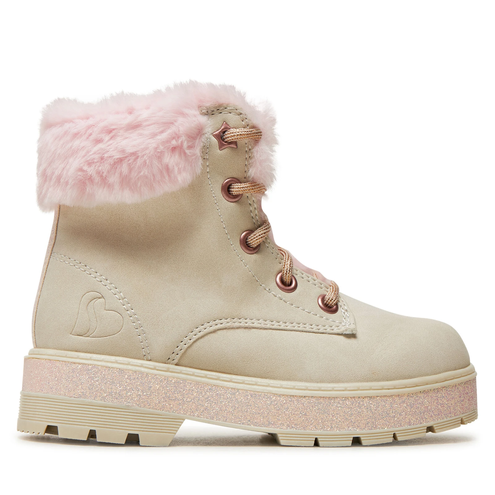 Pohodni čevlji Skechers Street Glitz 310952L Écru · záber 2