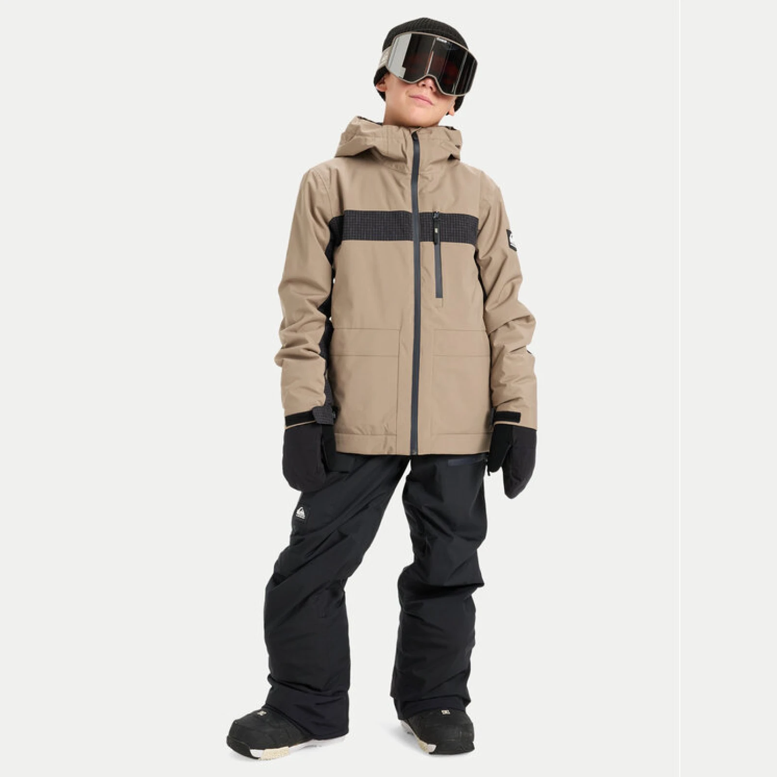 Quiksilver Hlače za snowborad Utility EQBTP03057 Črna Regular Fit · záber 5