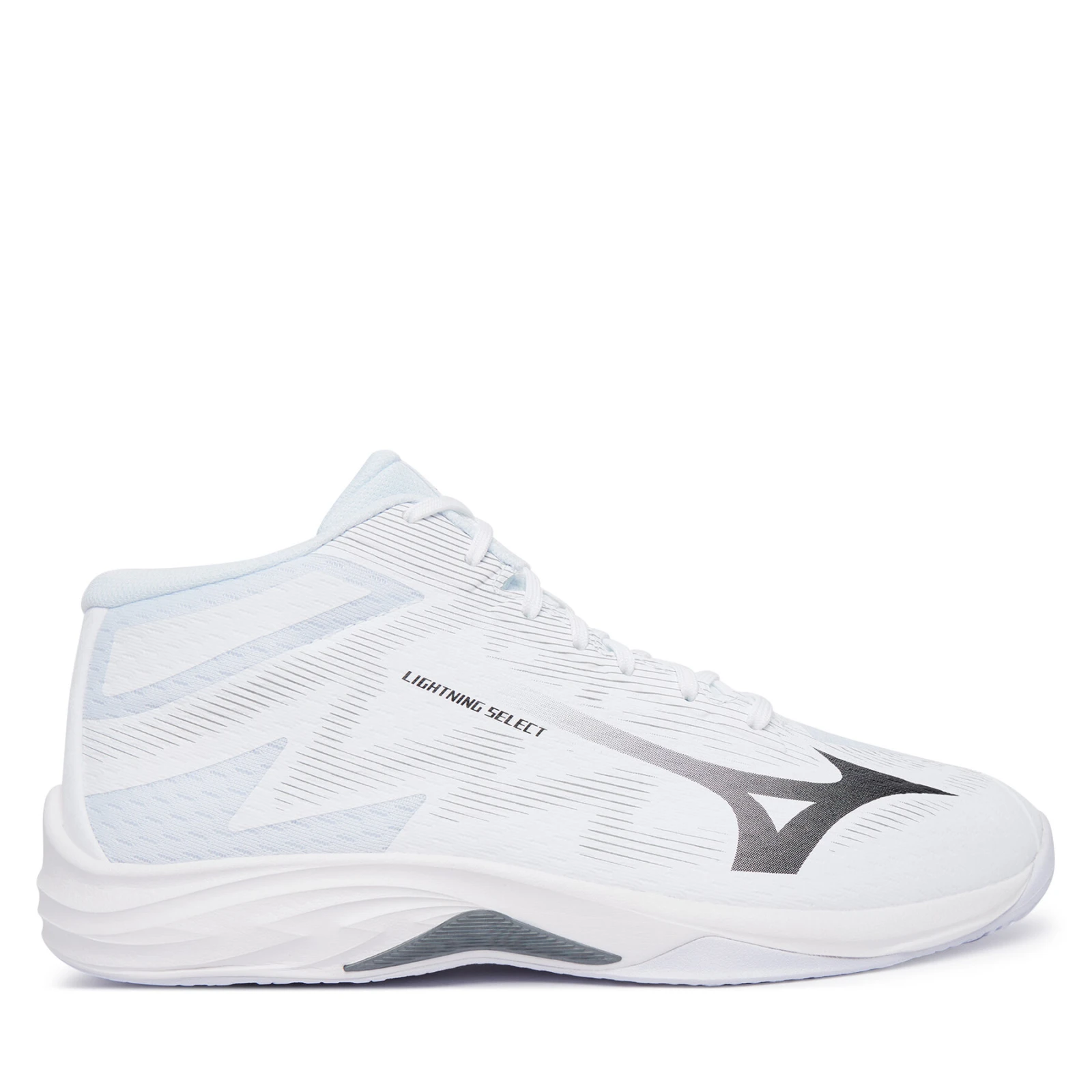 Čevlji za športe v zaprtih prostorih Mizuno Lightning Select Mid V1GA2675 Bela - Velikost: 44,5 | Barva: biela | Starostna skupina: Odrasli | Spol: Moški · záber 6