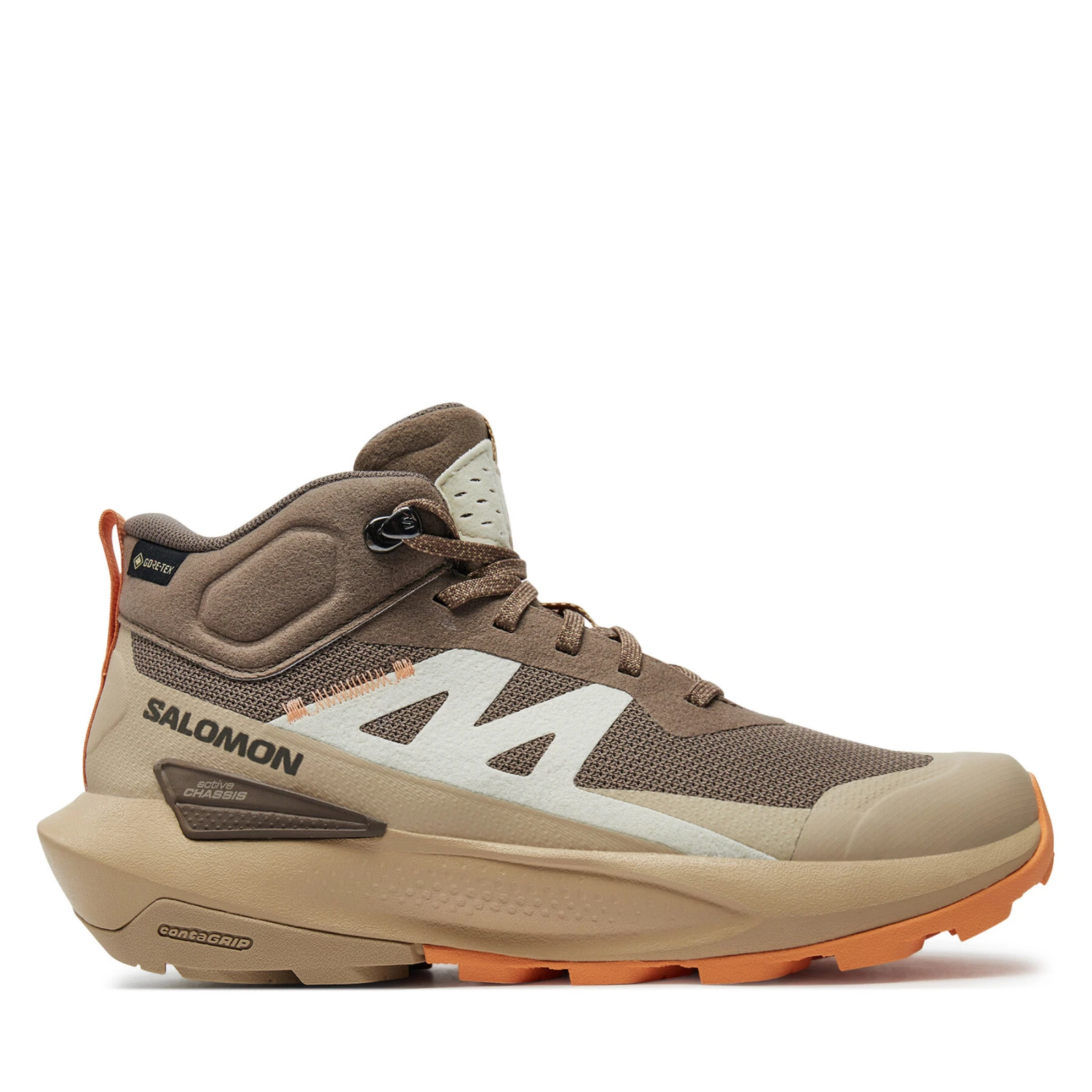 Trekking čevlji Salomon Elixir Activ Mid Gore-Tex L47457200 Bež · záber 2