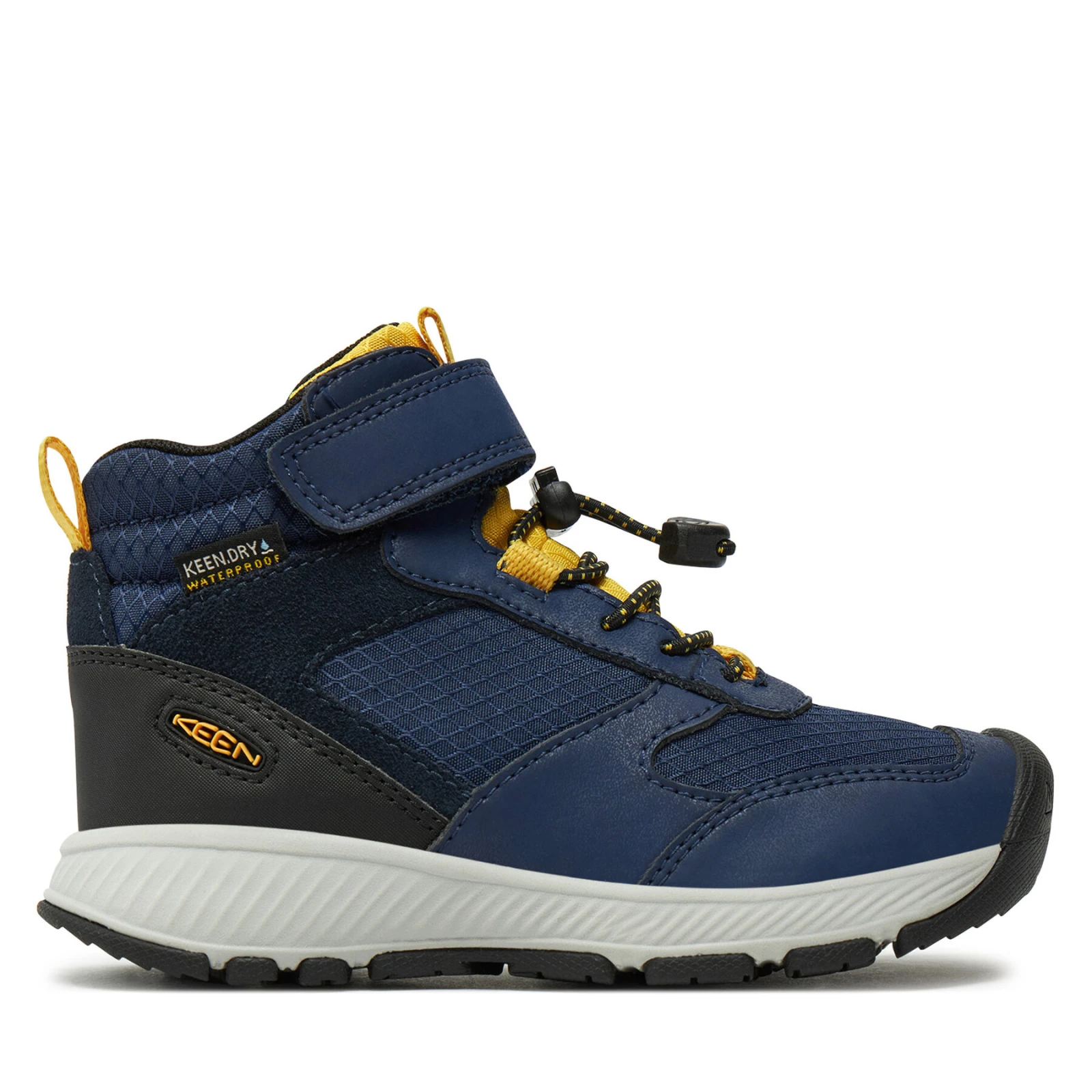 Trekking čevlji Keen Skua Waterproof Boot 1029627 Mornarsko modra - Velikost: 24 | Barva: modrá | Starostna skupina: Odrasli | Spol: Moški · záber 2