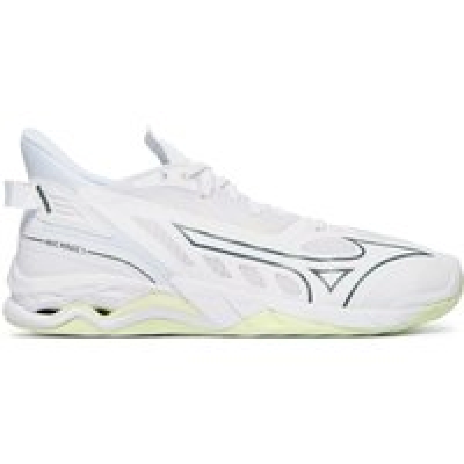Mizuno Čevlji za športe v zaprtih prostorih Wave Mirage 5 X1GB2350 Bela - Velikost: 42 | Barva: biela | Starostna skupina: Odrasli | Spol: Ženske · záber 3