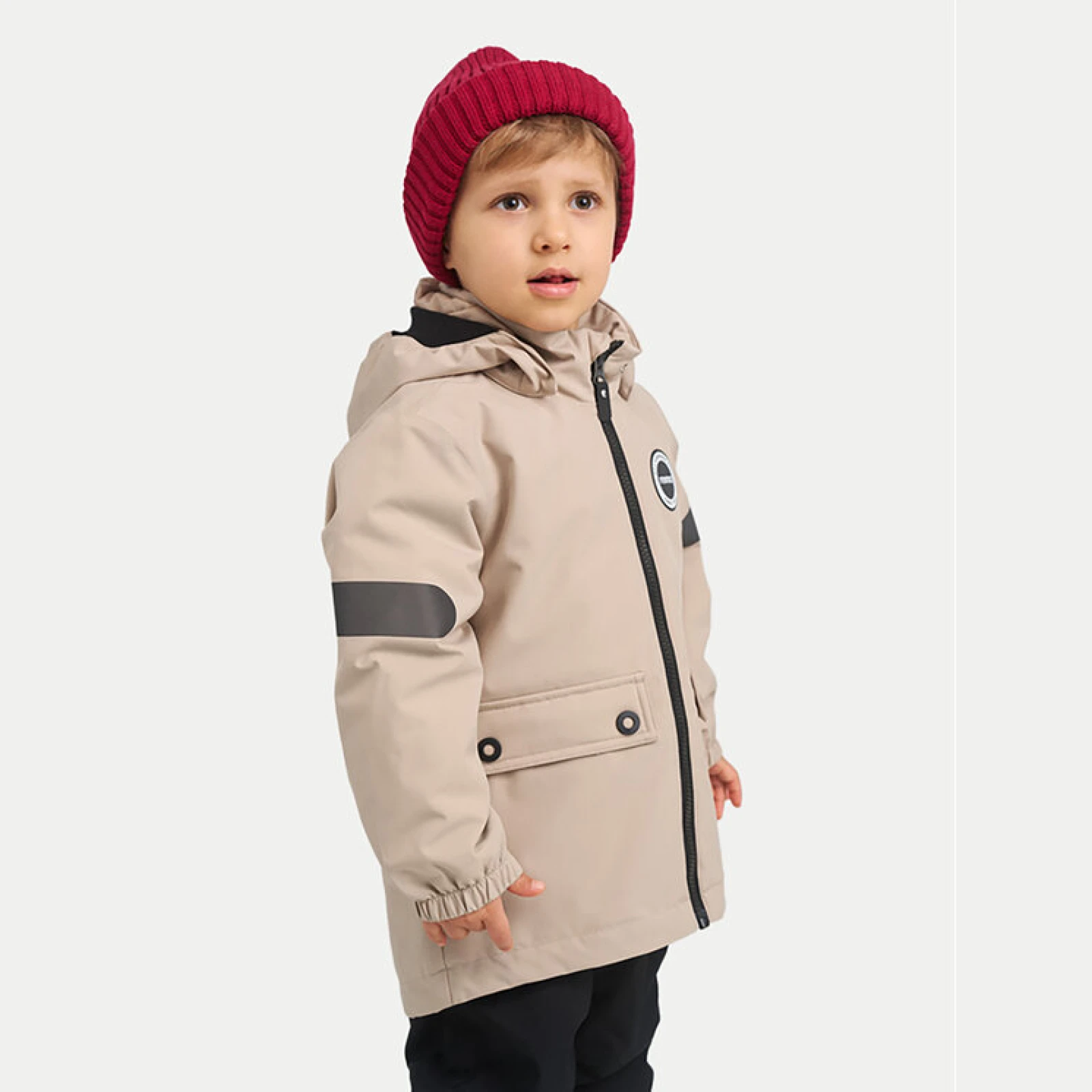 Reima Dežna jakna Symppis 5100045B Temno bež Regular Fit · záber 2
