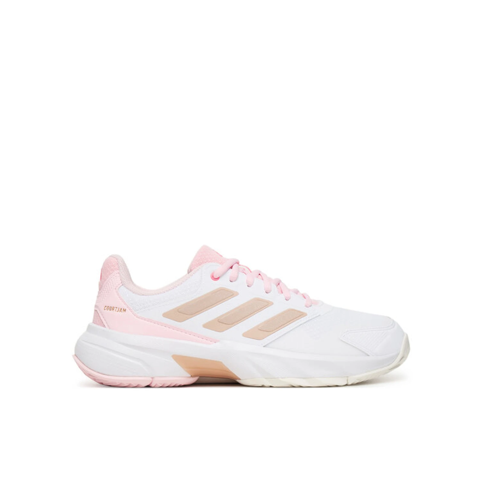 Čevlji za tenis adidas Courtjam Control 3 JP9739 Bela - Velikost: 37 ⅓ | Barva: biela | Starostna skupina: Odrasli | Spol: Ženski · záber 4