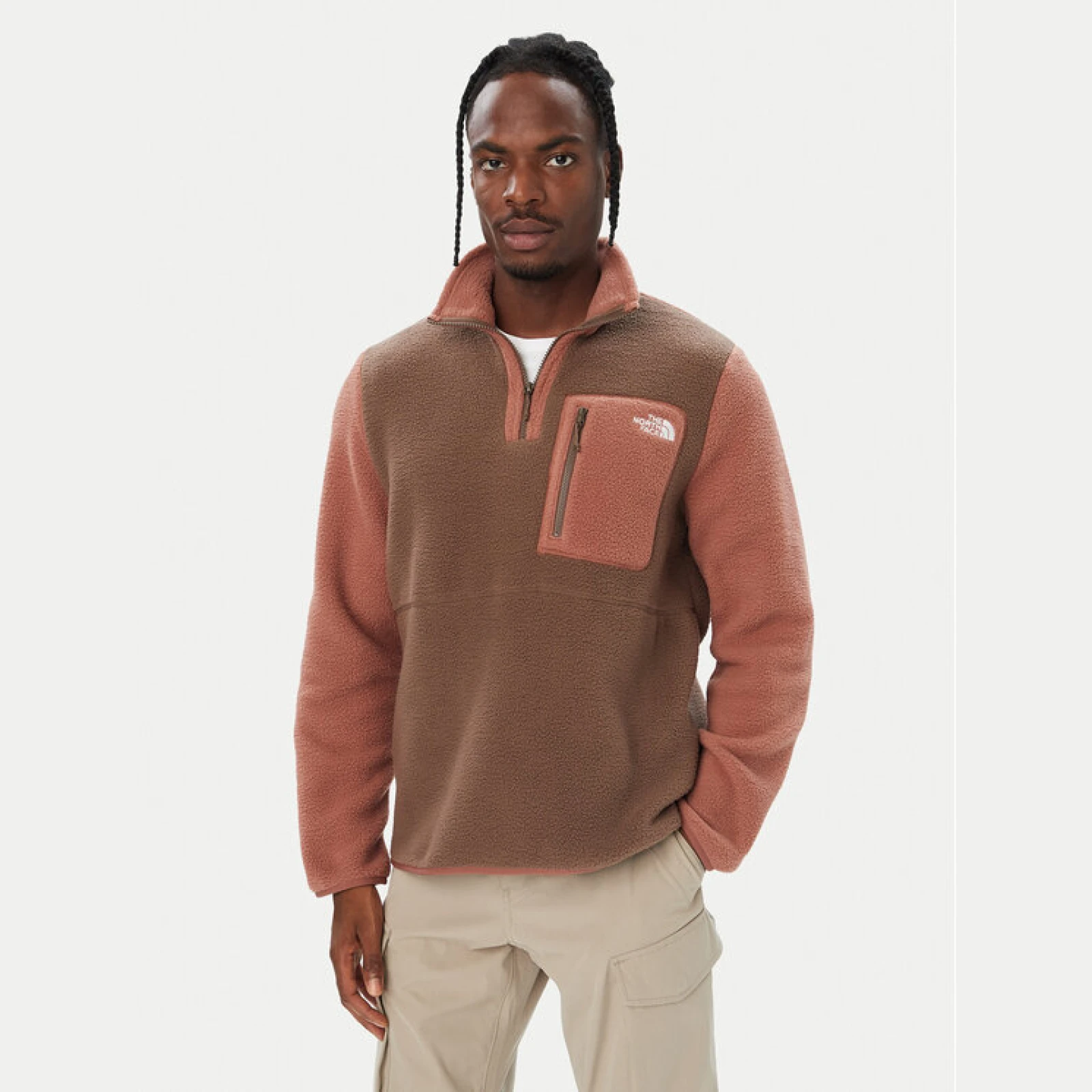 The North Face Flis Yumiori NF0A883S Rjava Regular Fit · záber 2