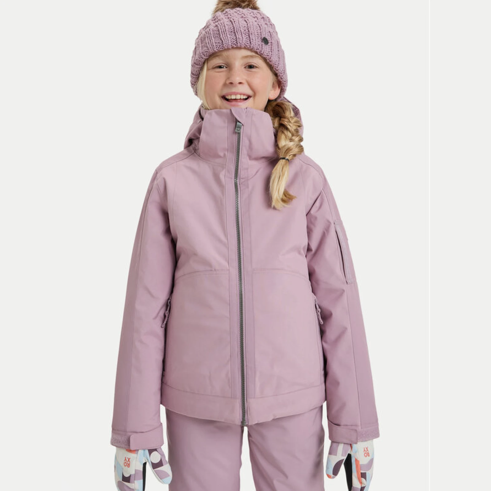 Roxy Jakna za snowboard Meade ERGTJ03196 Roza Regular Fit · záber 2