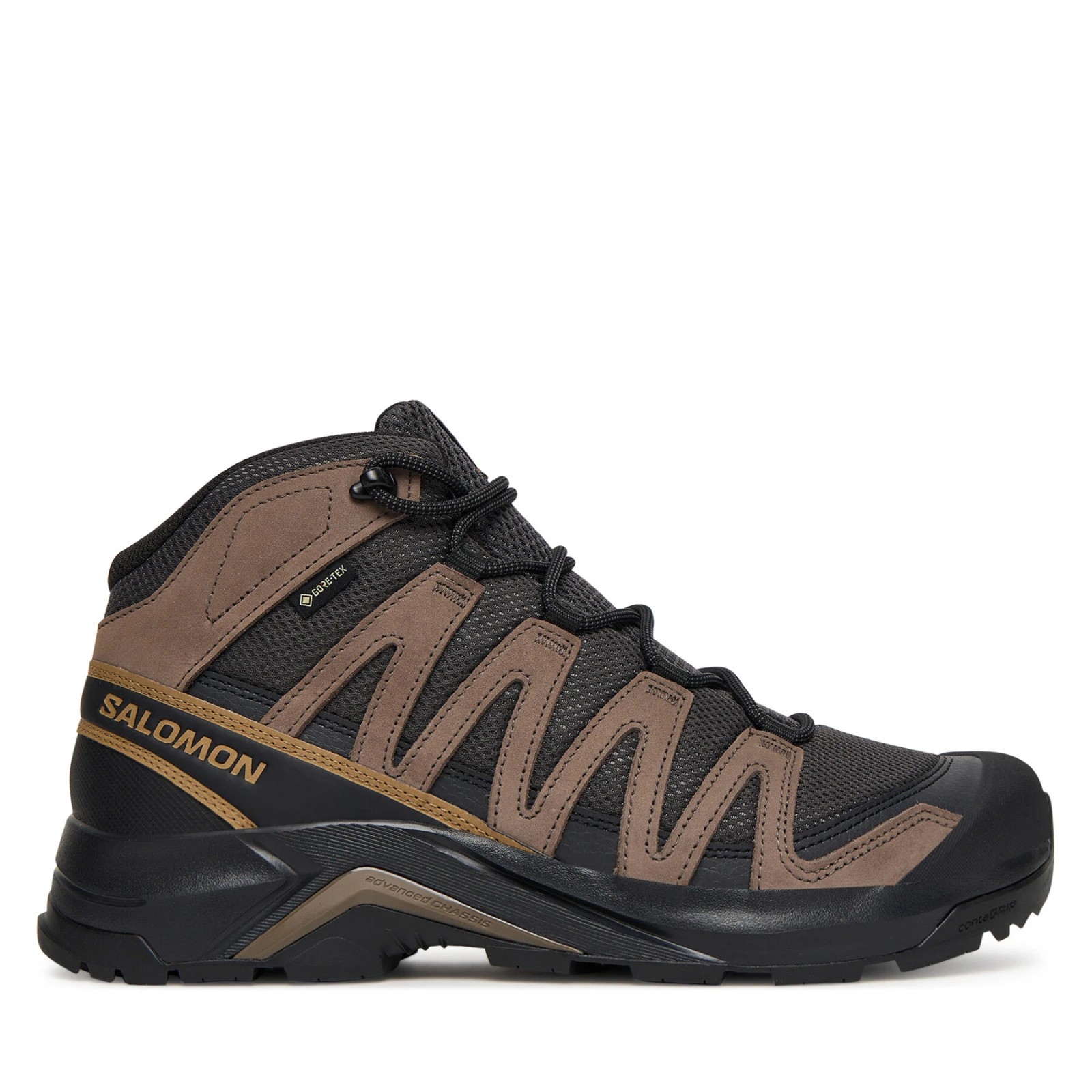 Trekking čevlji Salomon X-Adventure Recon Mid Gore-Tex L47814500 Siva · záber 2