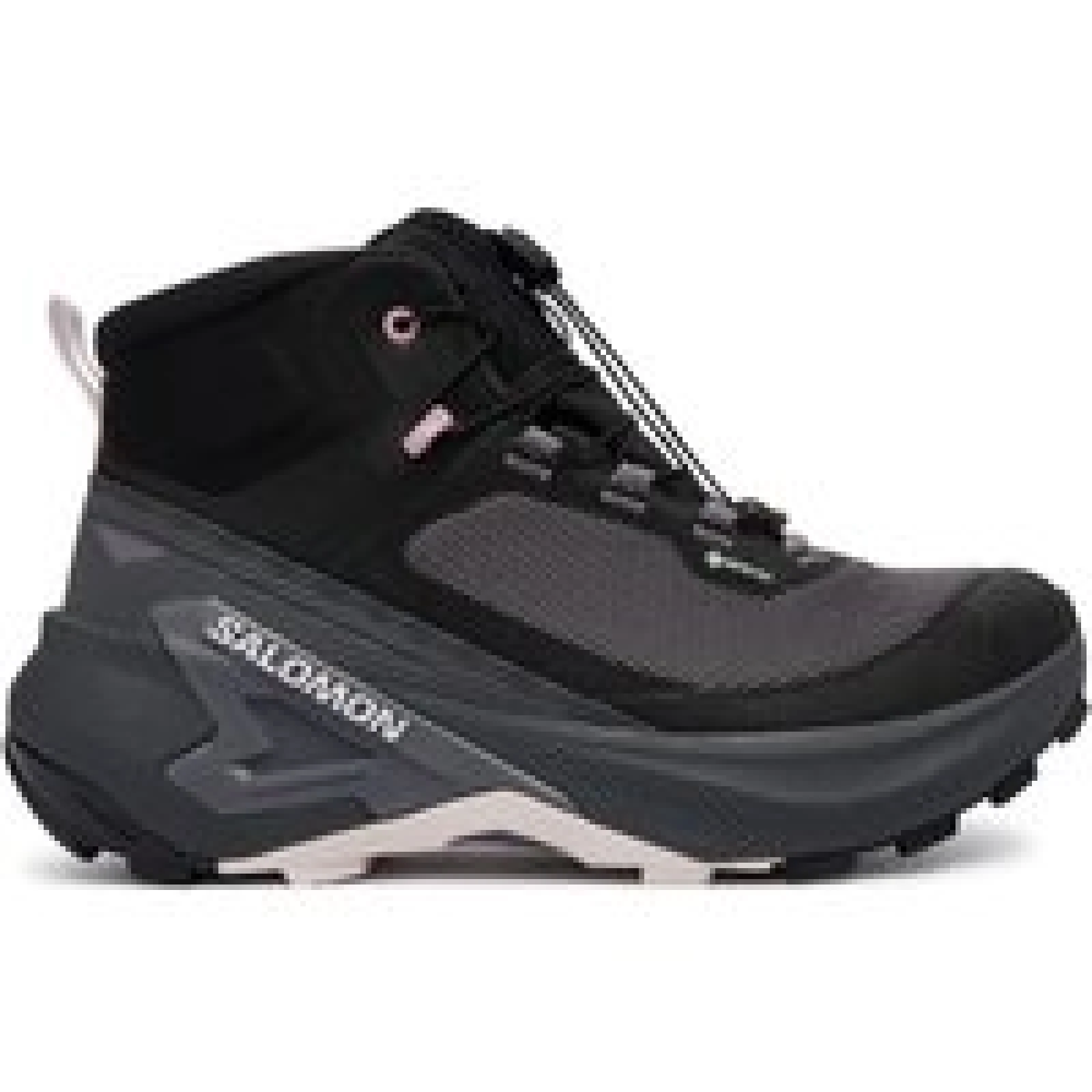 Trekking čevlji Salomon Genesis Mid GTX L45409700 Temno siva - Velikost: 41 ⅓ | Barva: sivá | Starostna skupina: Odrasli | Spol: Ženski · záber 1